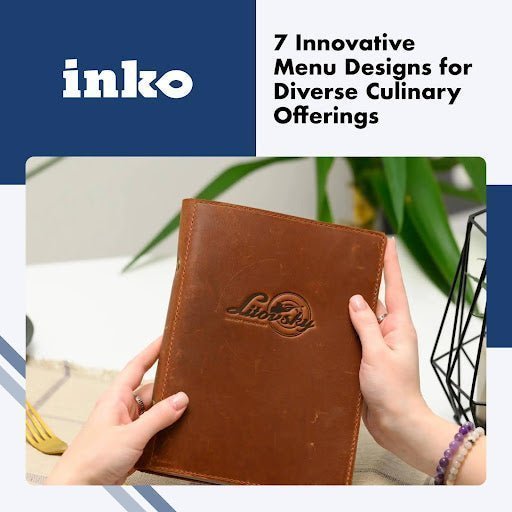 7 Modern Menu Designs for Diverse Culinary Businesses - inkohoreca-shop