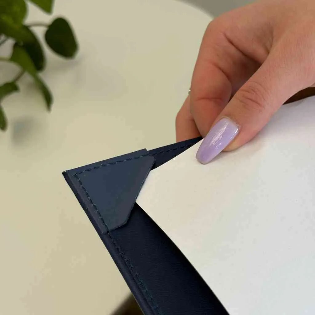 Custom Menu Cover with Debossing, UV-DTF print and plywood Window - inkohoreca - shop