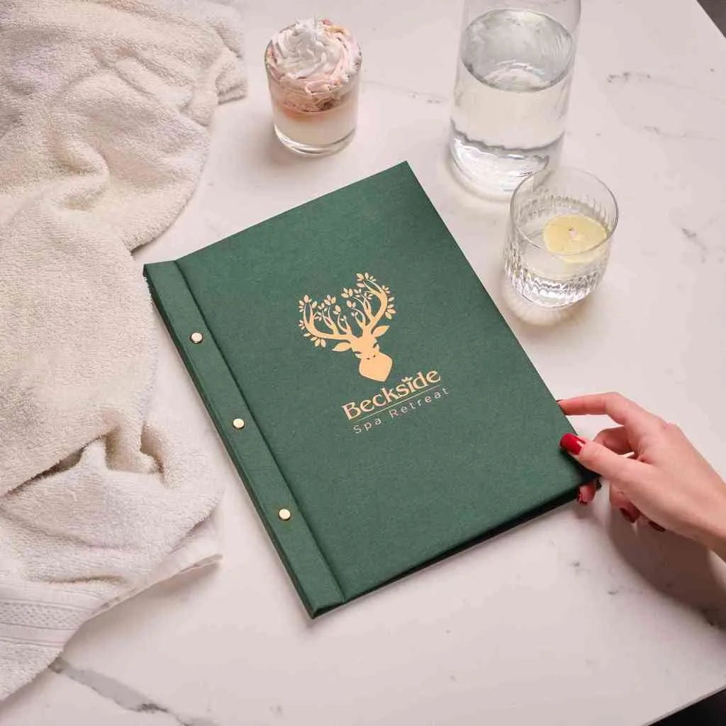 Fabric Menu Folder (TM01A4) - inkohoreca - shop