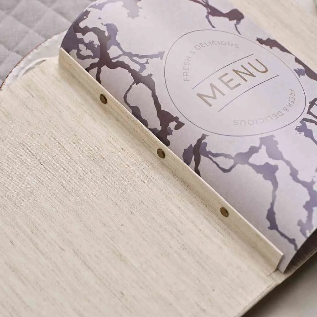 Fabric Menu Folder (TM13A4 - C) - inkohoreca - shop