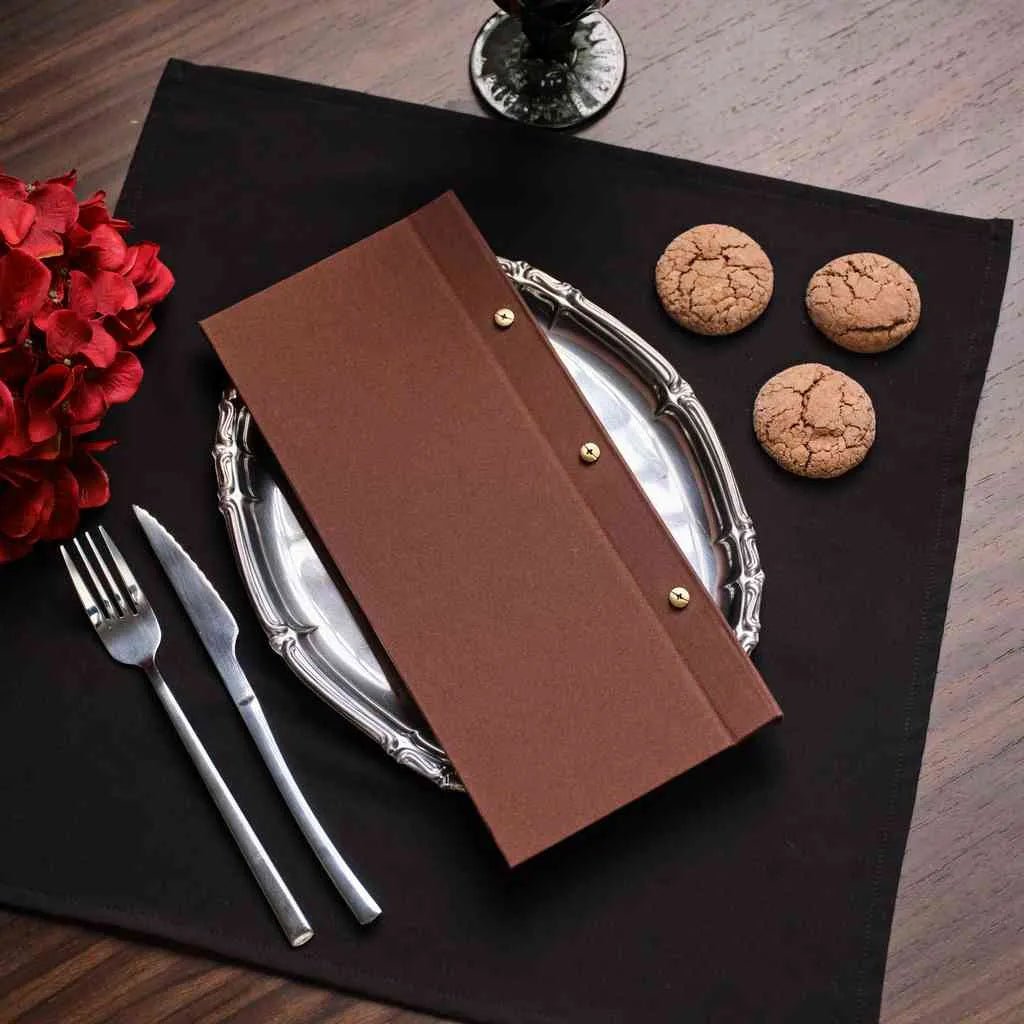 Fabric Wine List Menu Holder (TM01A6) - inkohoreca - shop