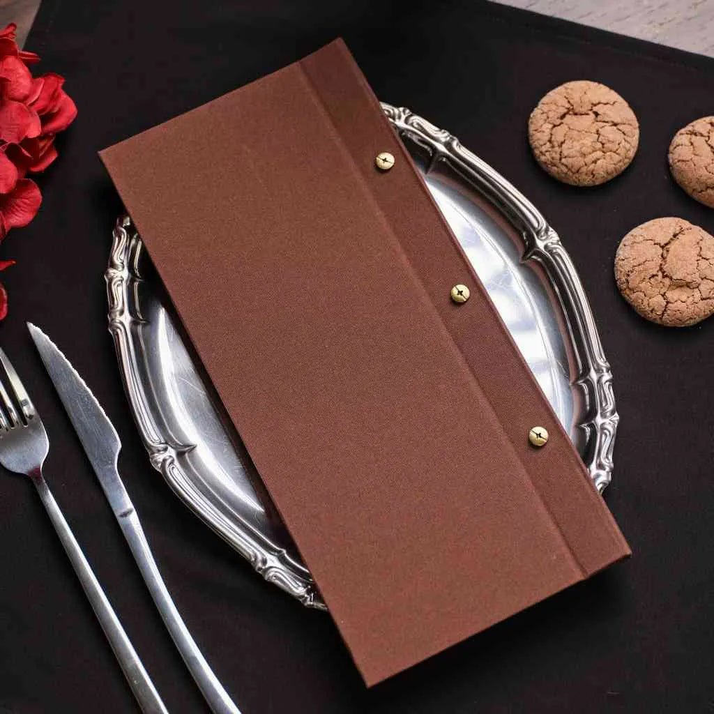 Fabric Wine List Menu Holder (TM01A6) - inkohoreca - shop