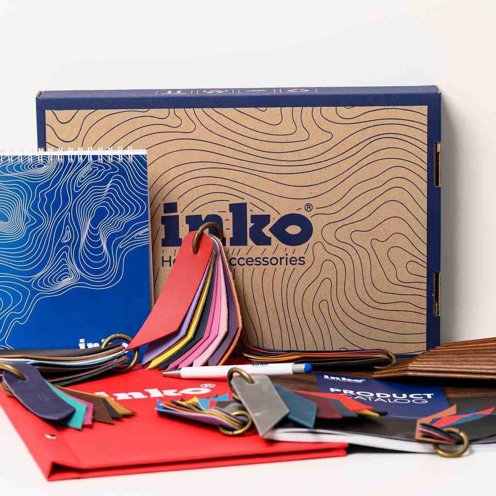 Faux Leather Small Sample Box - Inko Horeca Accessories