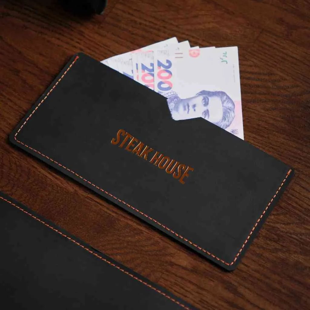 Leather Bill Holder Clutch (LH04) - inkohoreca - shop