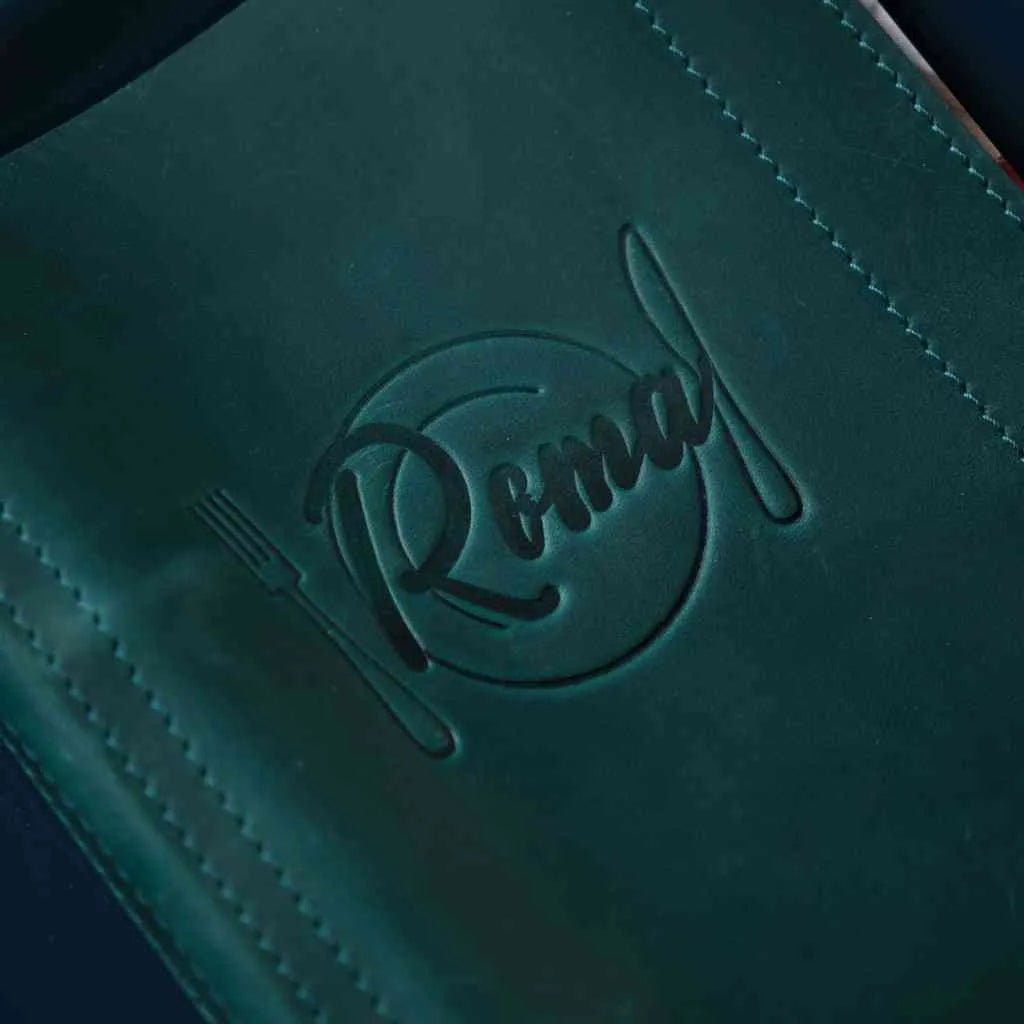 Leather Menu Folder with Ring Binder Mechanism (LM04A5) - inkohoreca - shop