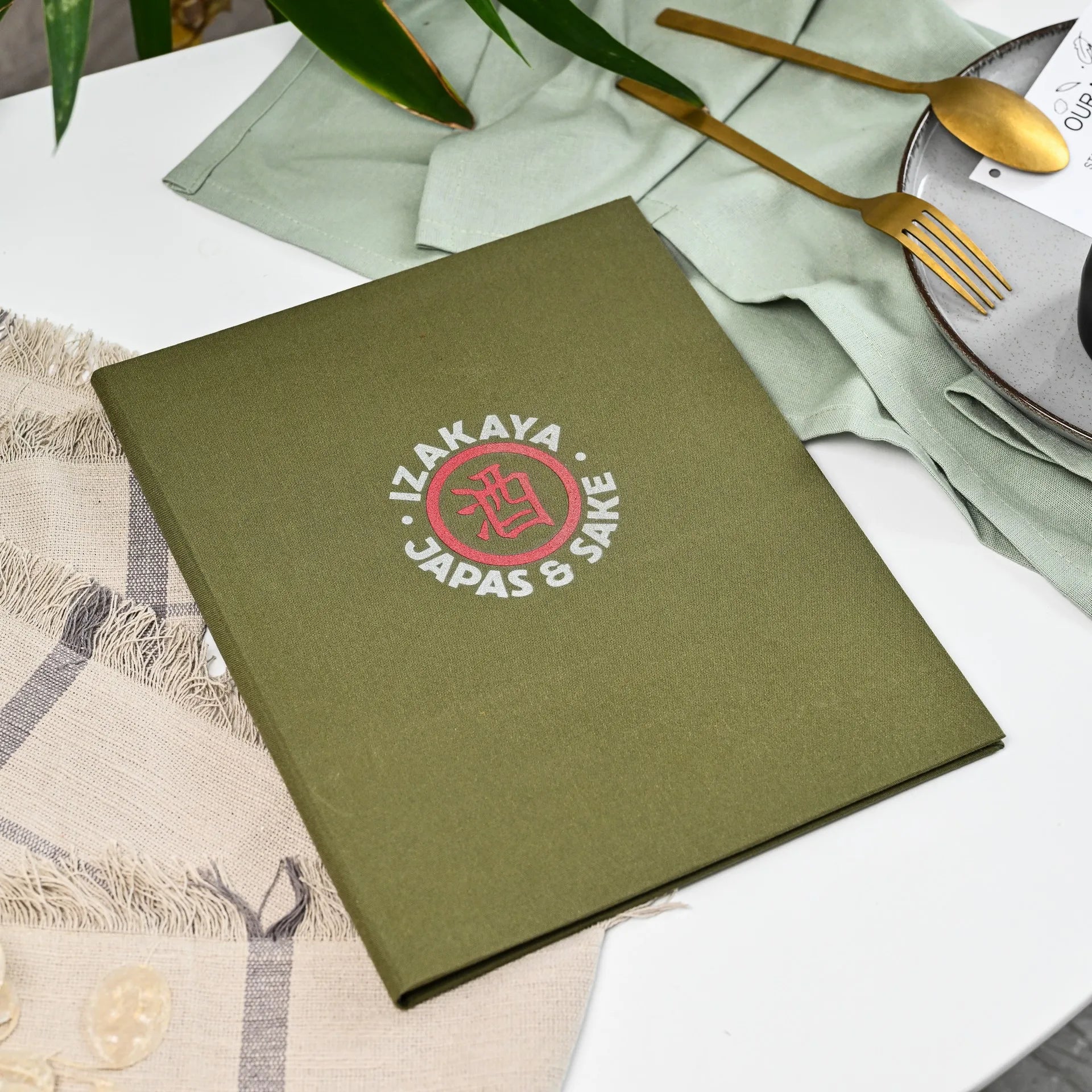 Textile Menu Holder (TM02A4) - inkohoreca - shop