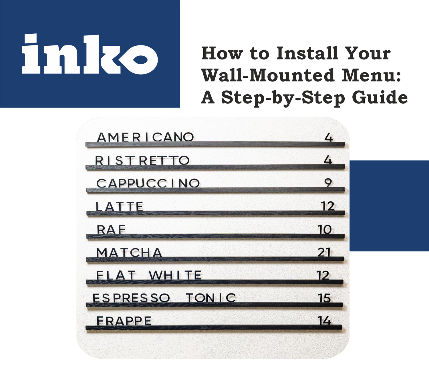 How to Install Your Wall-Mounted Menu: A Step-by-Step Guide