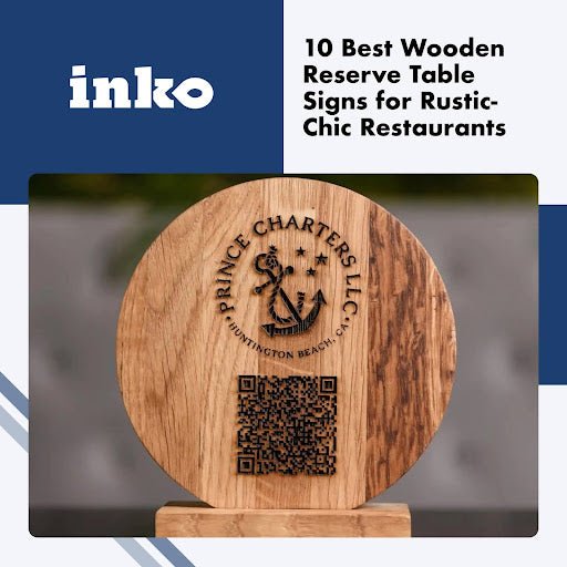 5 Best Wooden Reserve Table Signs for Rustic-Chic Restaurants - inkohoreca-shop