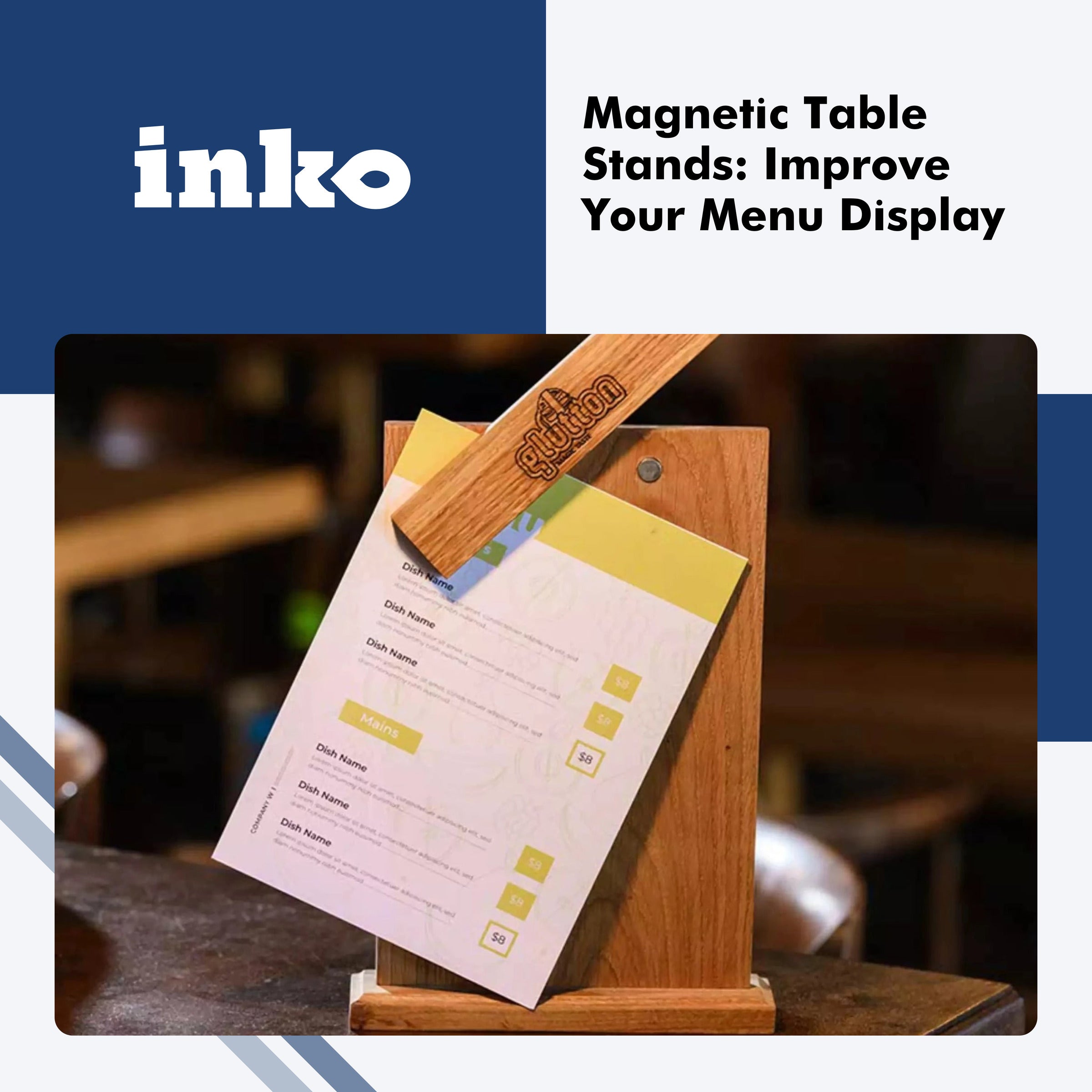 Magnetic Table Stands: Improve Your Menu Display