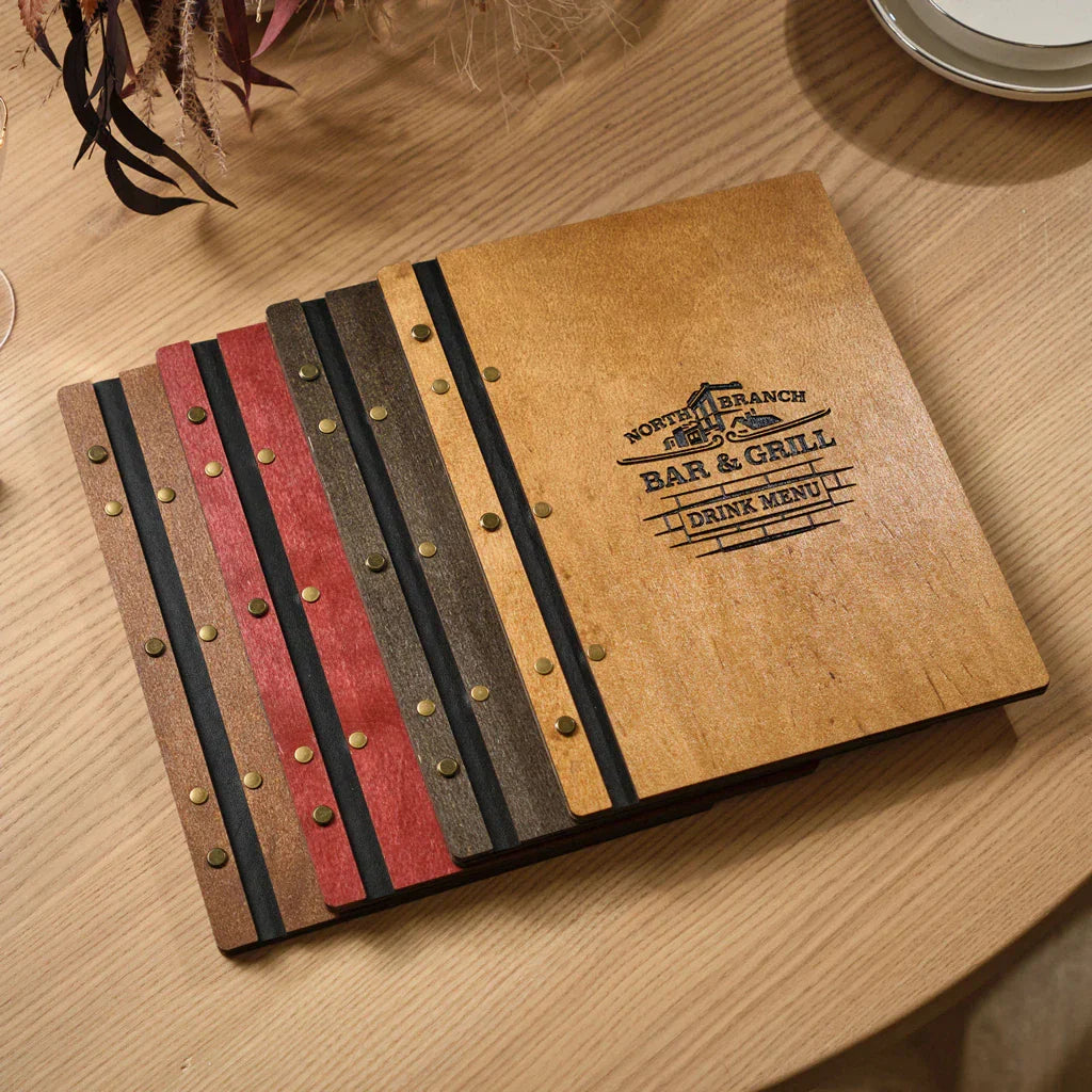 Wooden Menu Covers: Materials, Finishes & When to Choose Wood