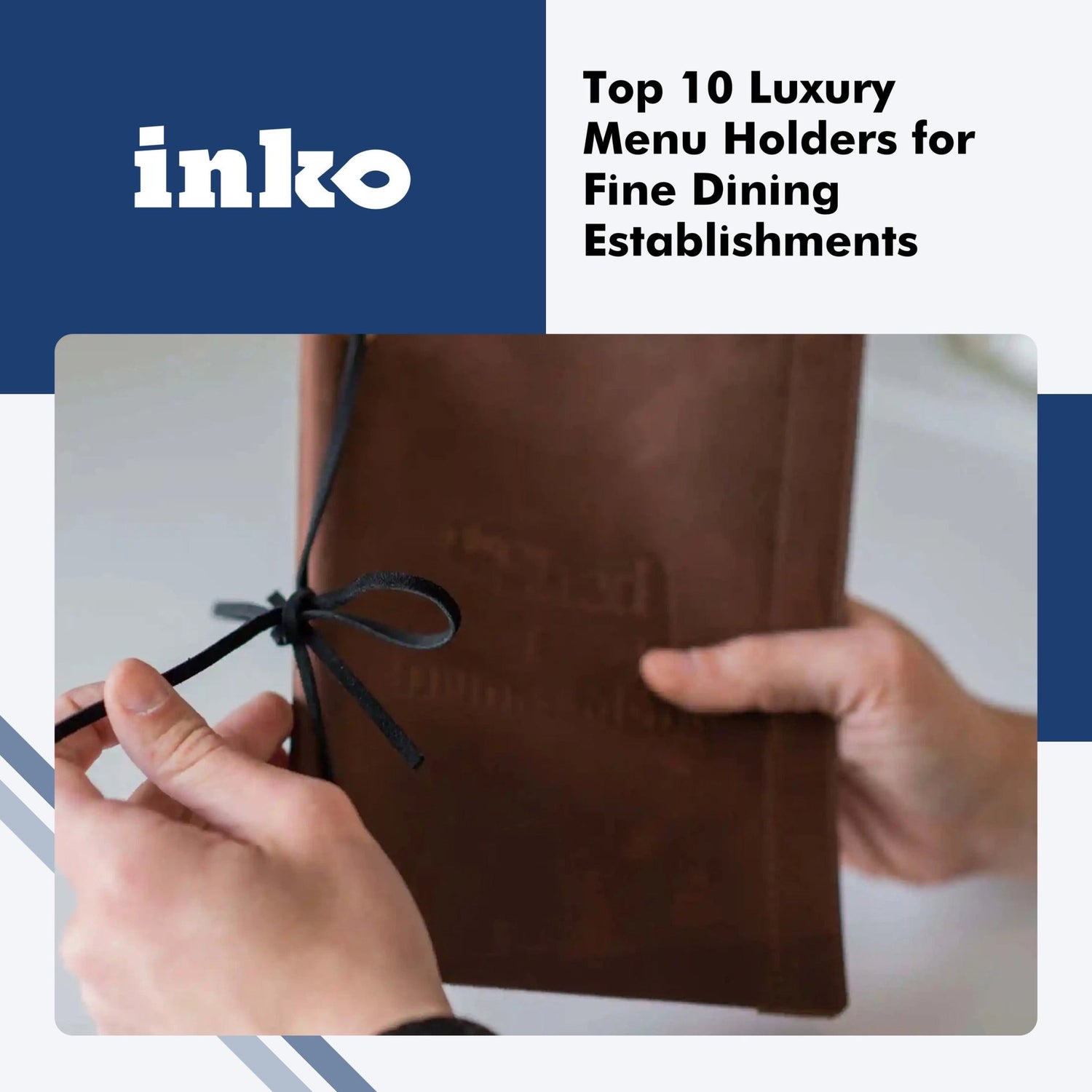 Top 8 Luxury Menu Holders for Fine Dining Establishments - inkohoreca-shop