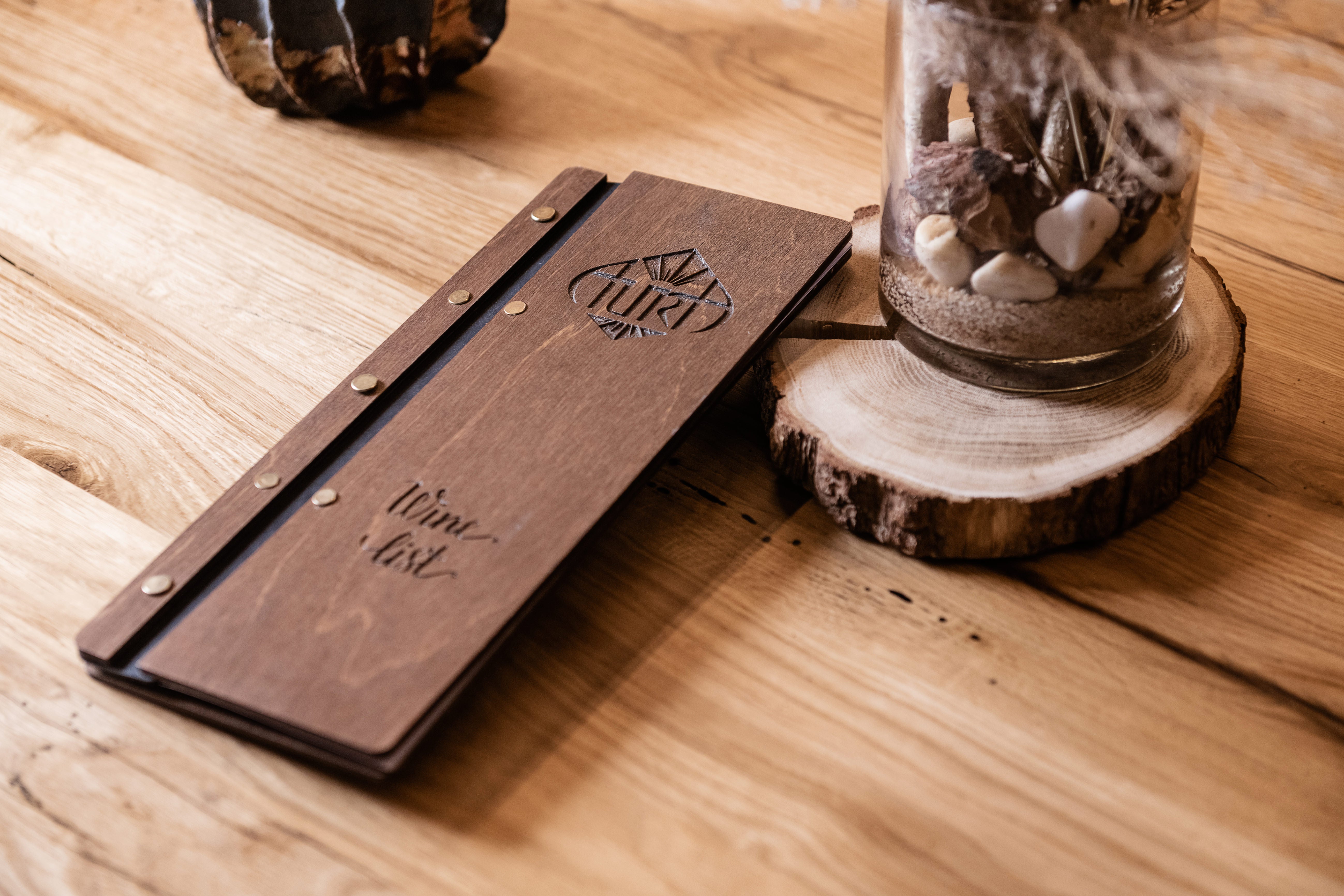 Wooden Menu Holders suitable for Non-Standard Sheets