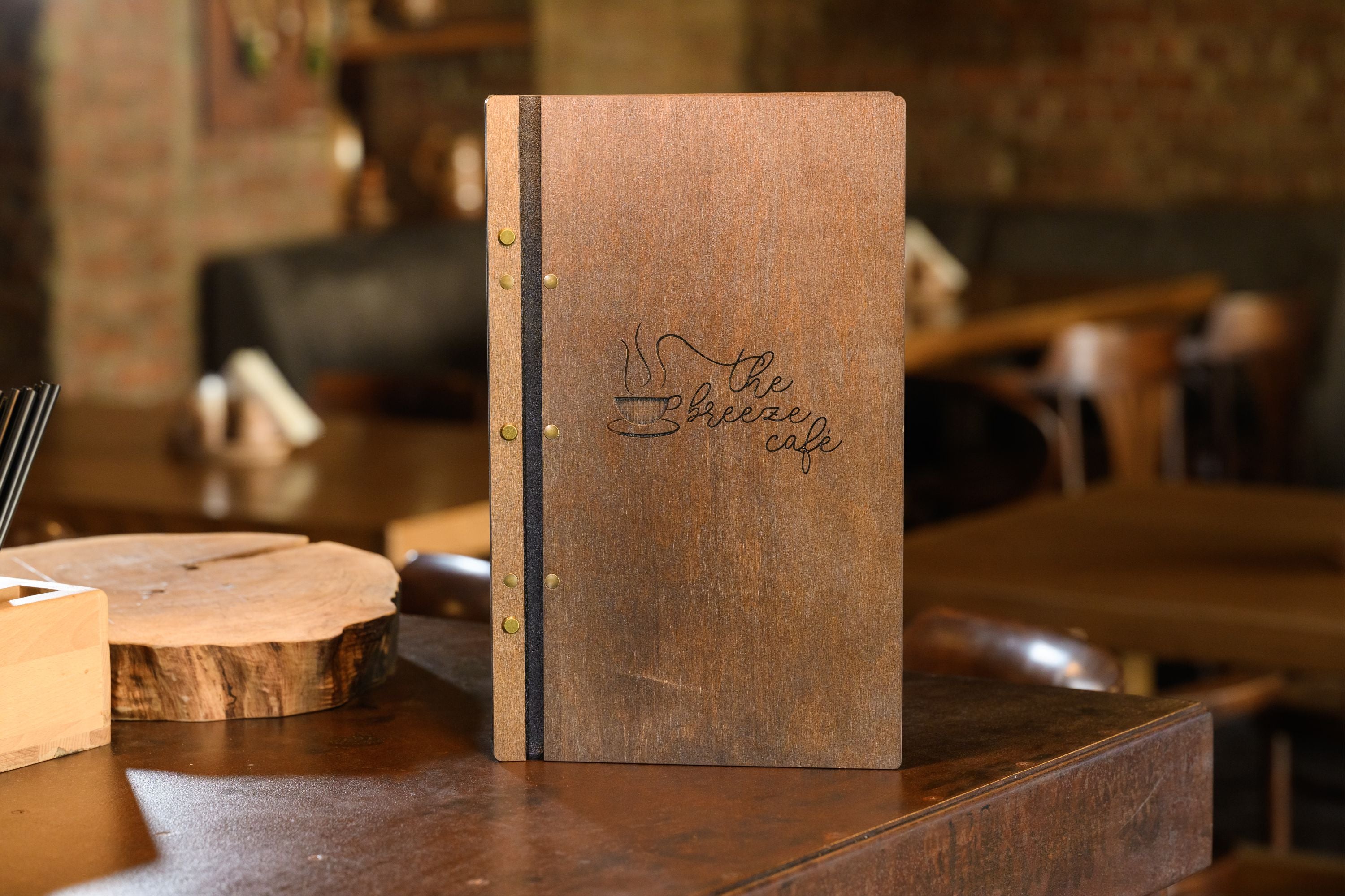 Wooden Menu Holders suitable for Legal Sheets