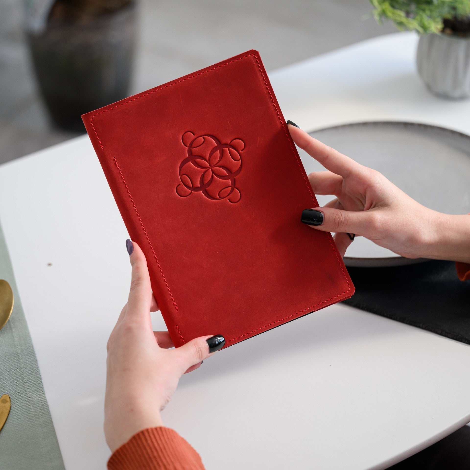 Leather Menu Covers suitable for Half Letter or A5 Sheets