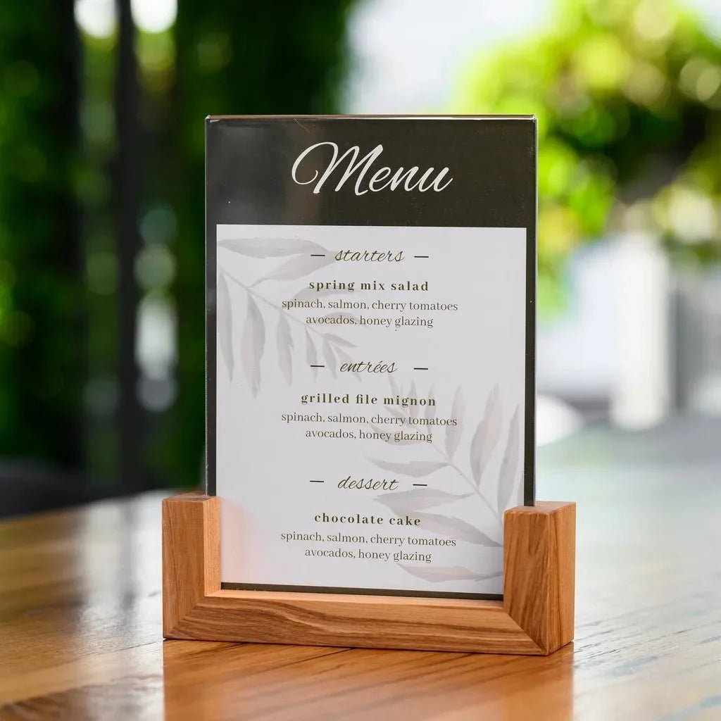 Acrylic Table Talkers