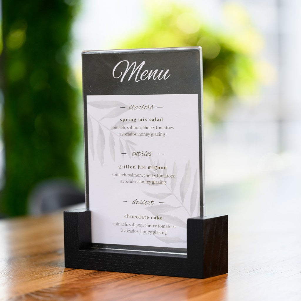 Tabletop Sign Holders - inkohoreca-shop