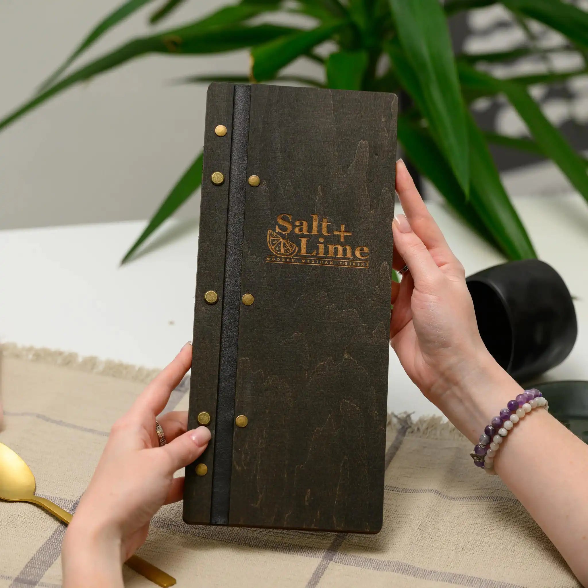 Wooden Menu Covers suitable for Non-Standard Sheets - inkohoreca-shop