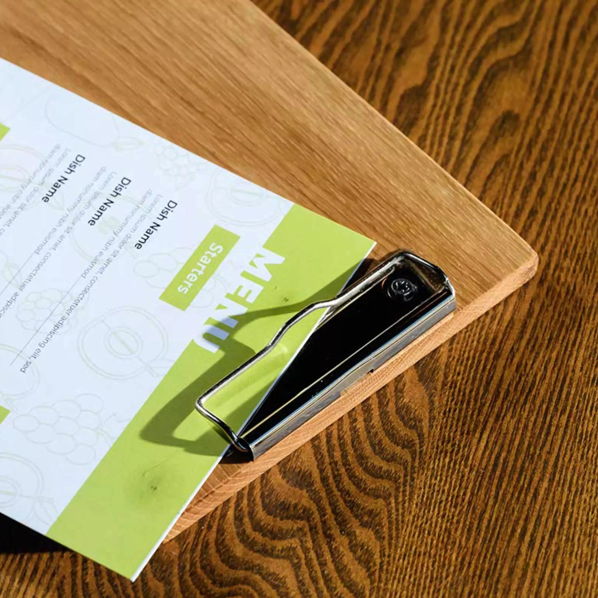 Table Stand Menu Holder with binder for A5 sheets