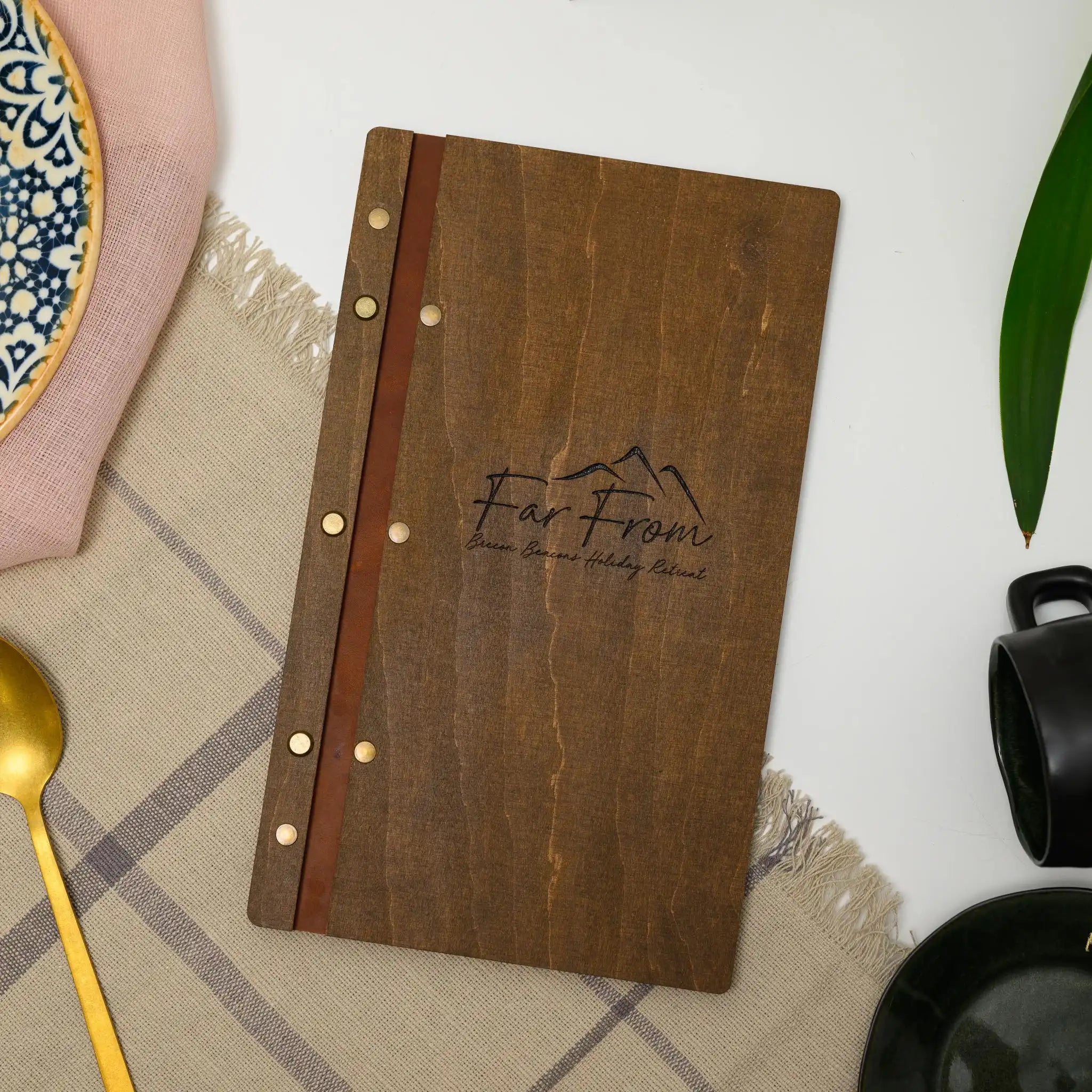 Whiskey List Folder: Perfect for highlighting your whiskey offerings in style.