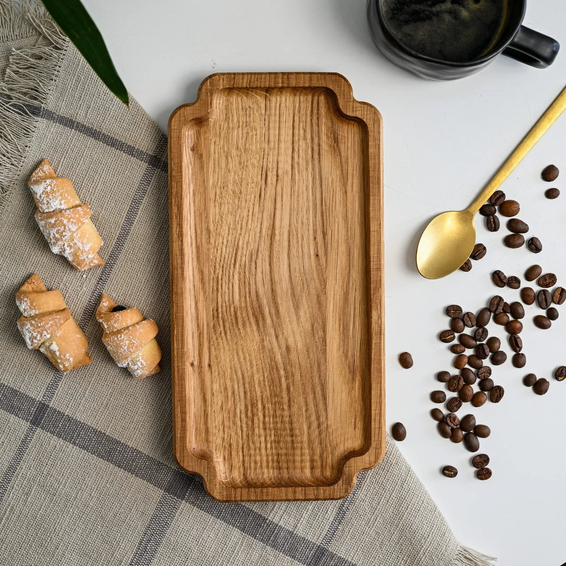 Customised rustic serving tray for restaurant use, adding a personalized touch to your table settings. Personalized r