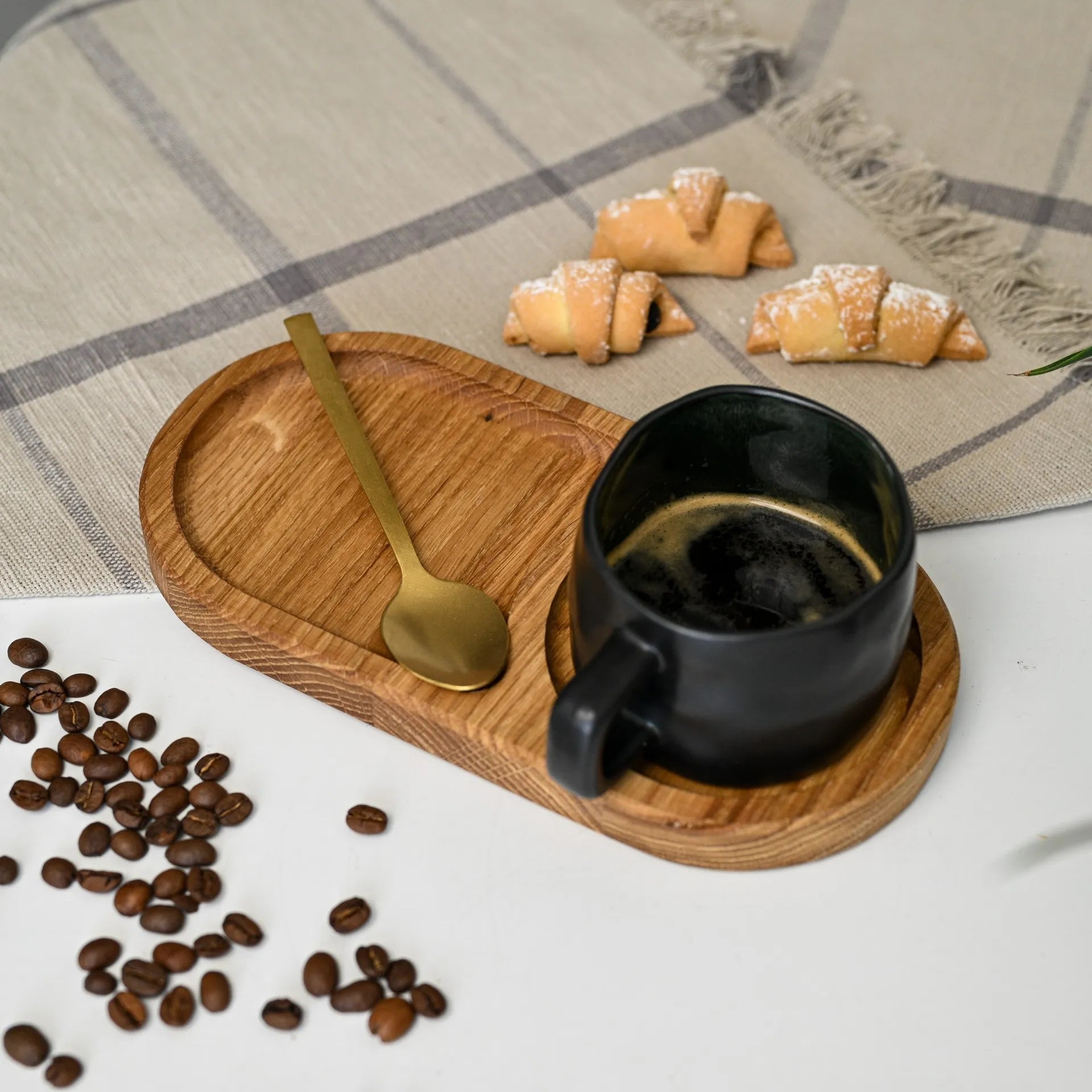 Serving board for restaurants, made from high-quality wood, combining functionality with rustic charm.
