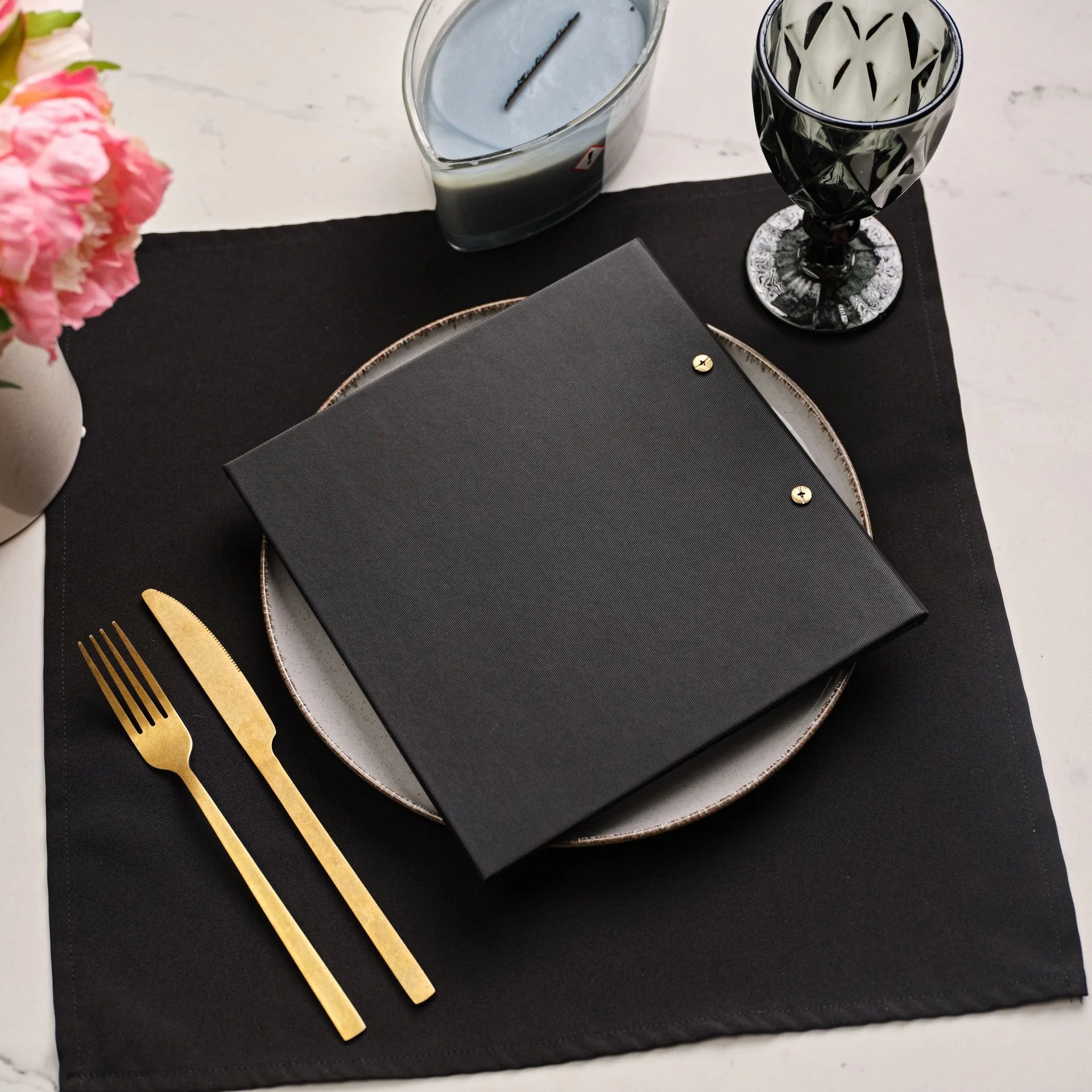 Faux Leather Menu Cover (FM12A10-N)