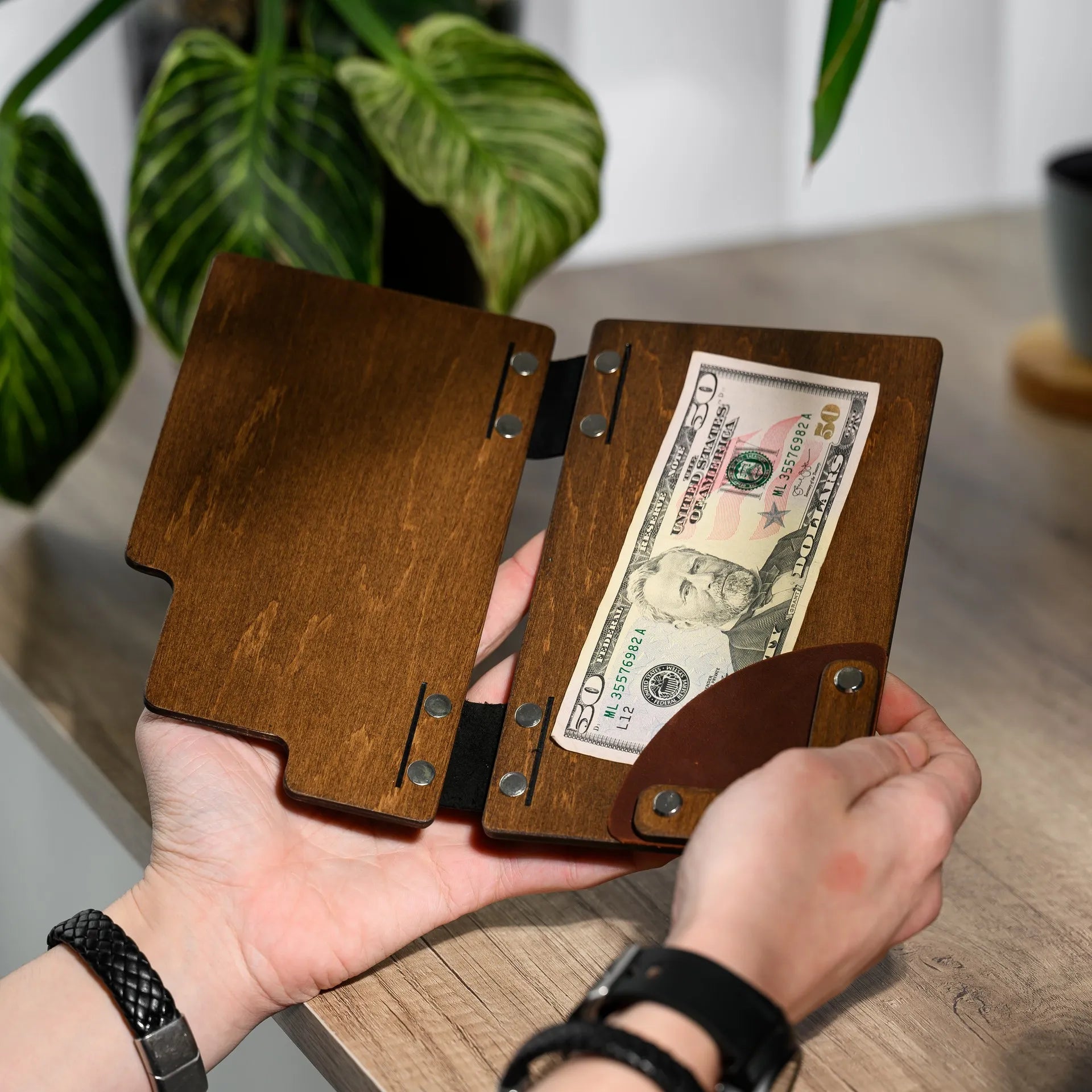 Keep your bills organized and accessible with our guest check holder, ensuring smooth transactions every time.