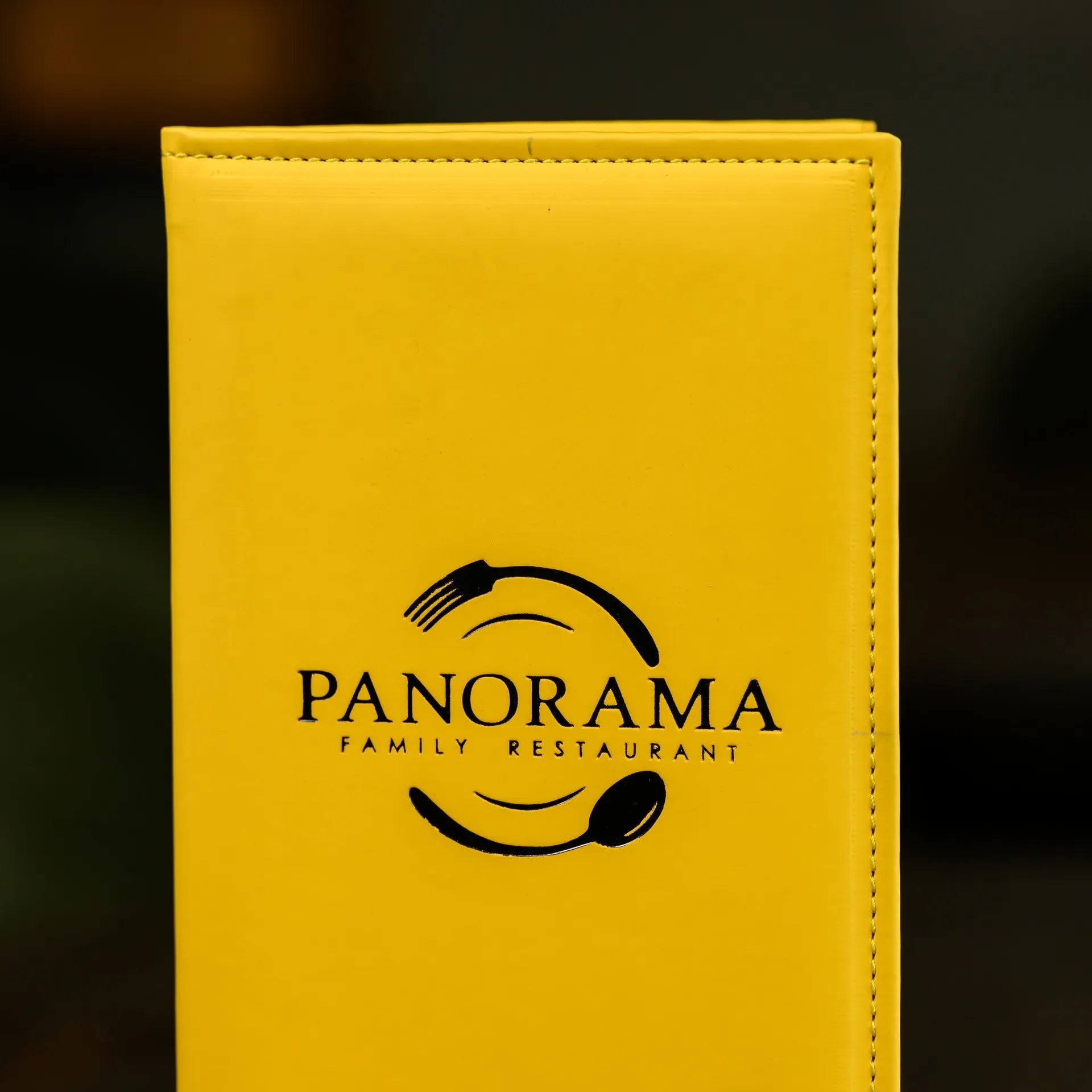 Premium Faux Leather Menu Cover with Logo Embossing, adding an element of luxury to your dining experience, impressing guests with its exquisite design and attention to detail.