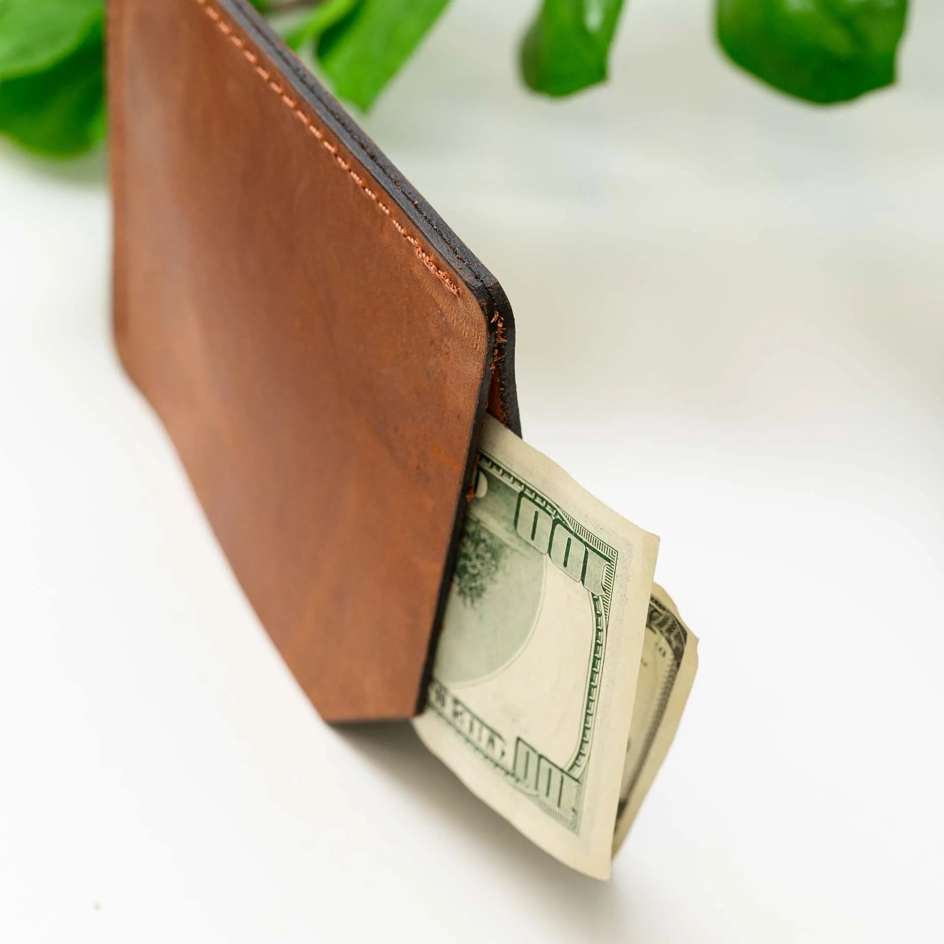 High-Quality Bar Check Holder: Provide a luxurious check presentation with this durable, personalized leather holder.