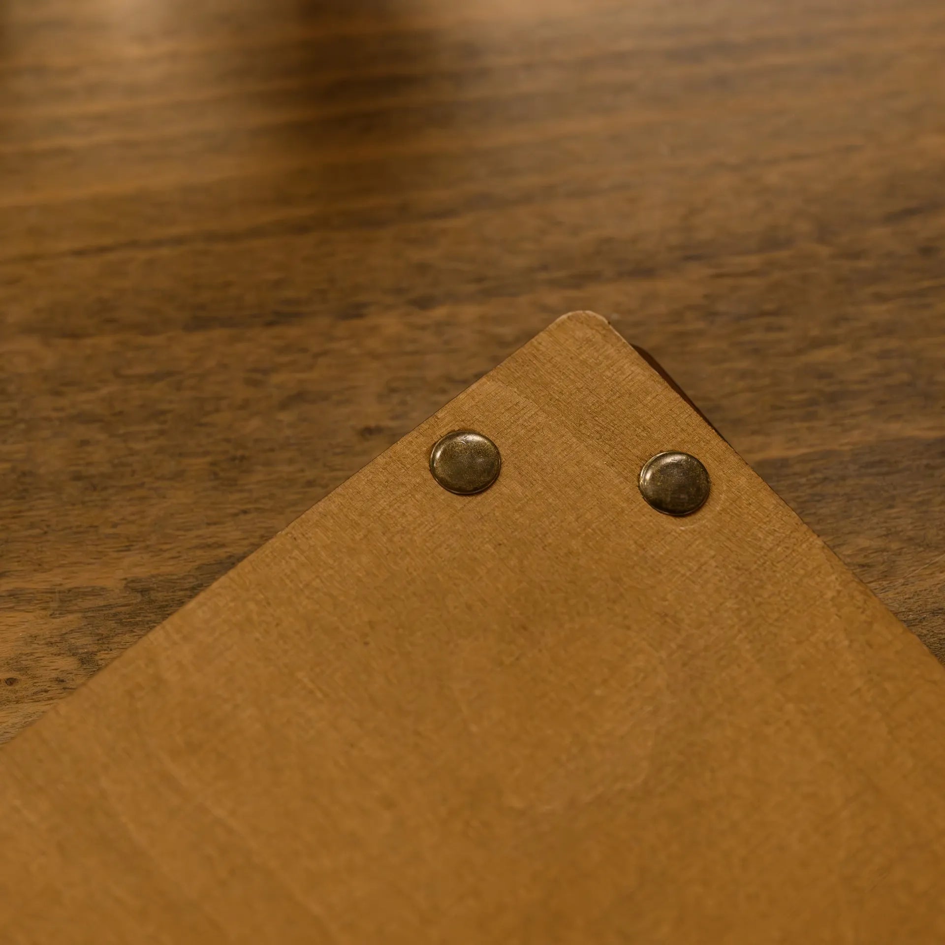 Wooden Menu Clipboard with Leather Spine (M06A5)