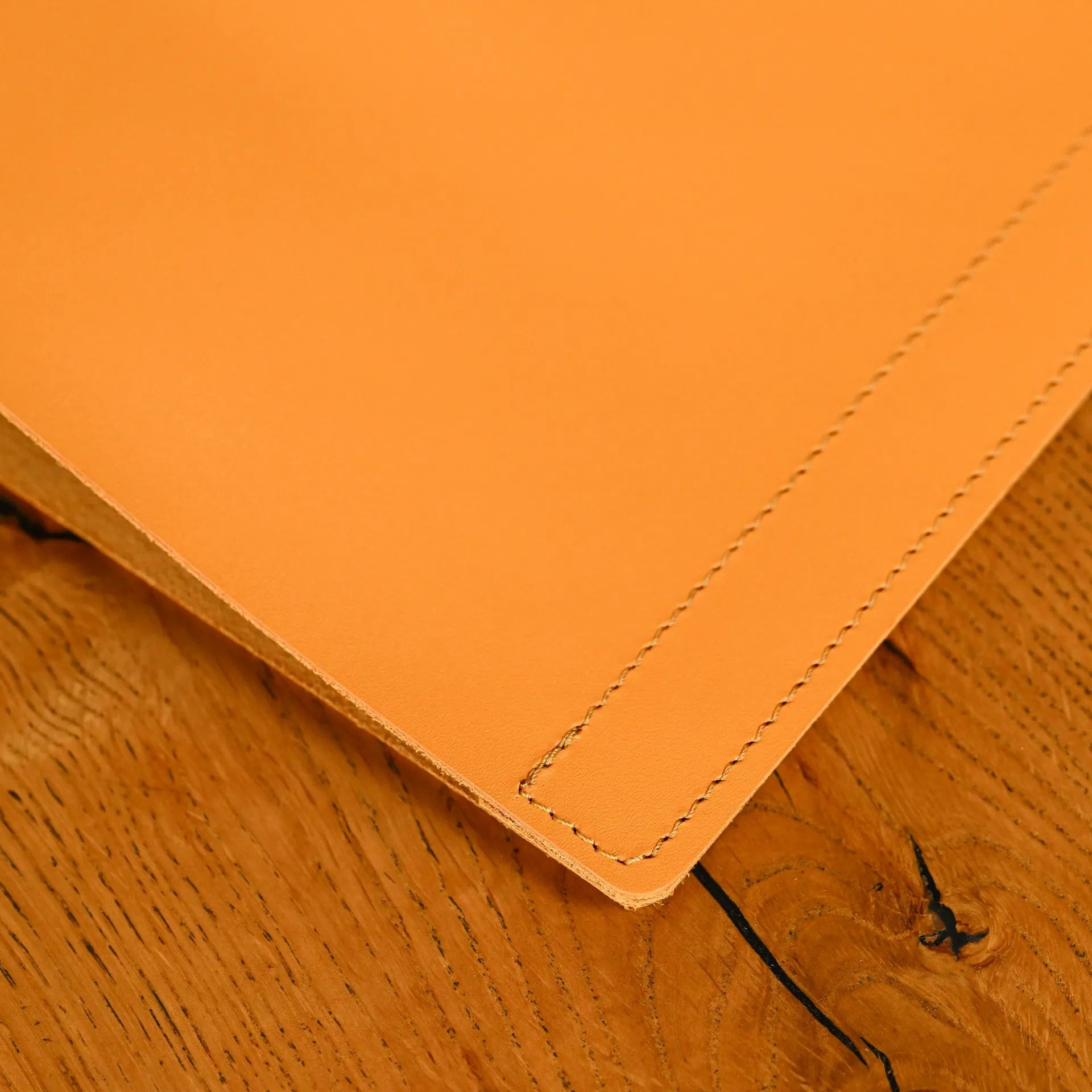 Soft leather folder with a secure rubber strip to hold menu sheets. A stylish and practical solution for modern restaurants and cafes.