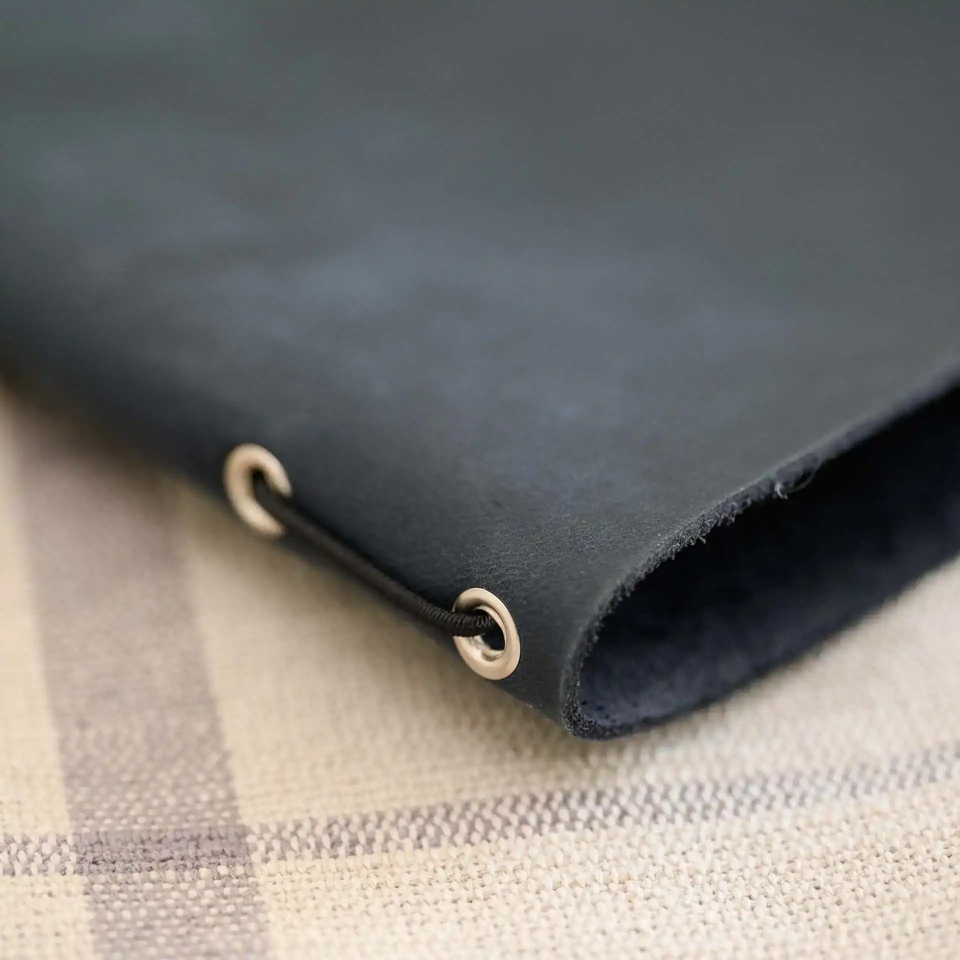 Leather Menu Holder with Rubber String fixing