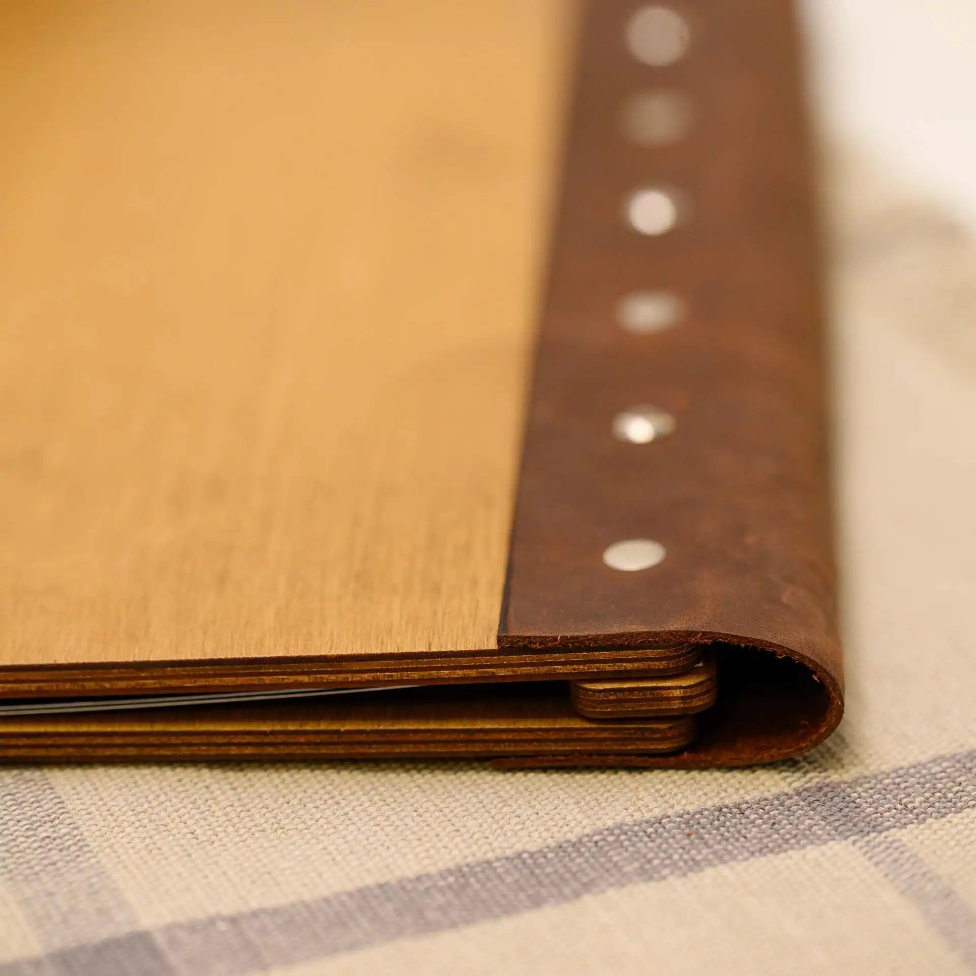 Leather-bound Menu Board: Adds sophistication to your menu presentation with luxurious leather accents.