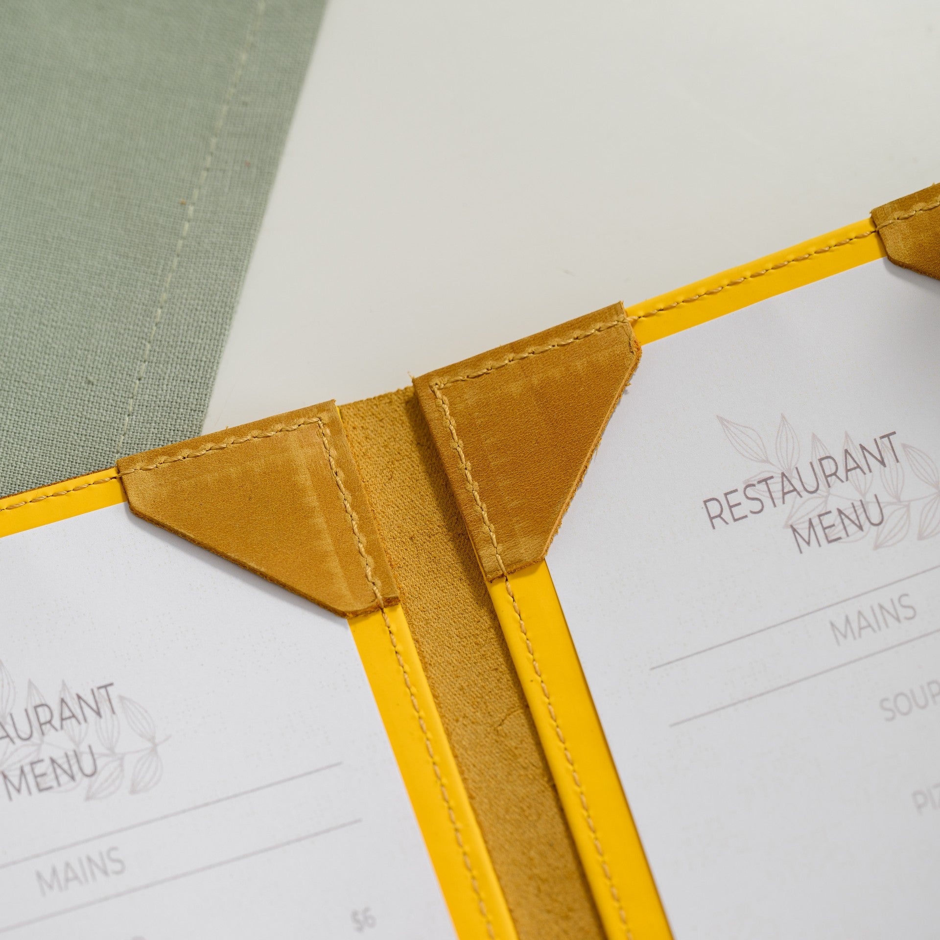 Menu Holder for Three Sheets: Organize your multi-page menus with ease.
