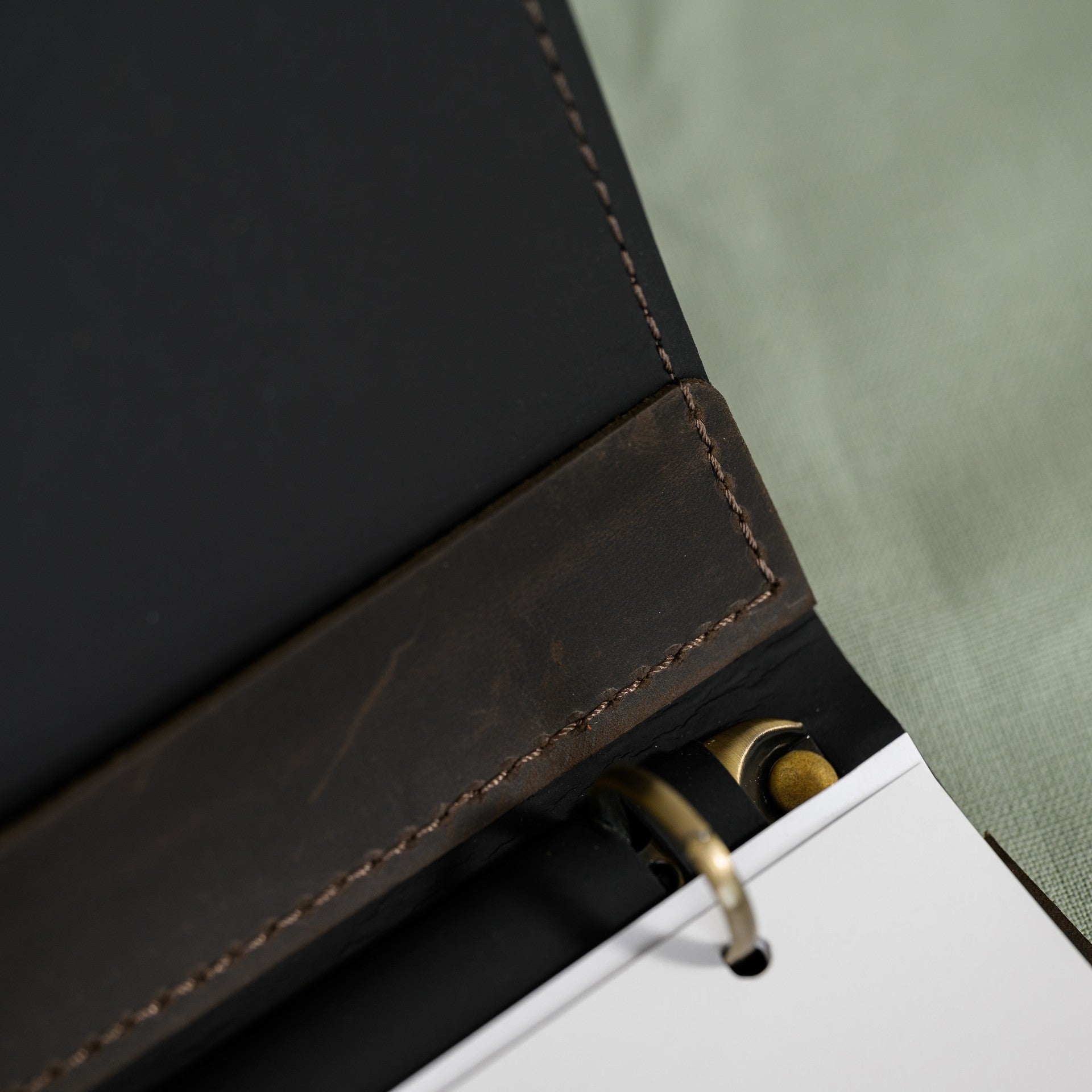 Experience the artistry of our leather menu holder with binder, meticulously crafted for excellence.