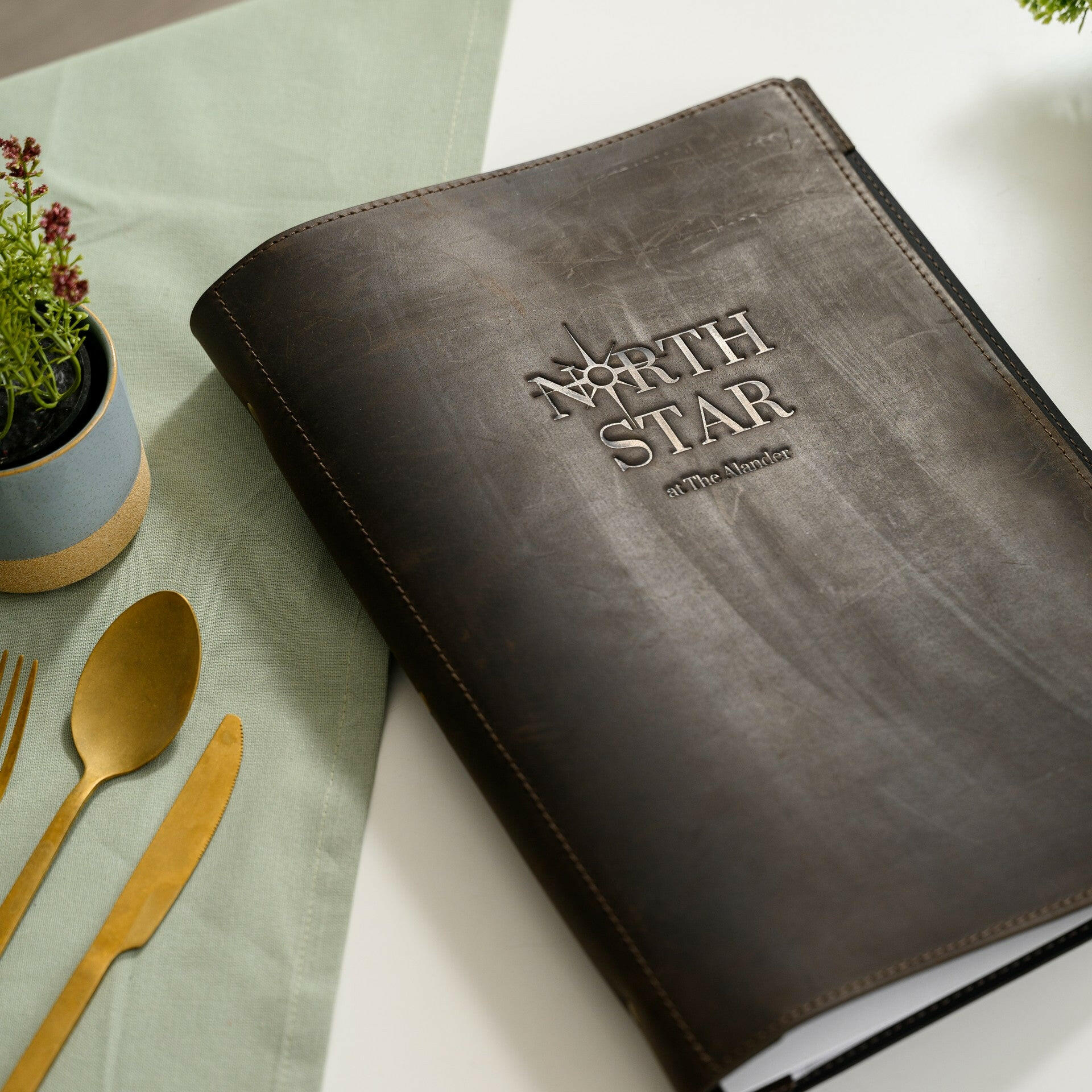 Make a statement with our customizable menu book, reflecting your restaurant's personality.