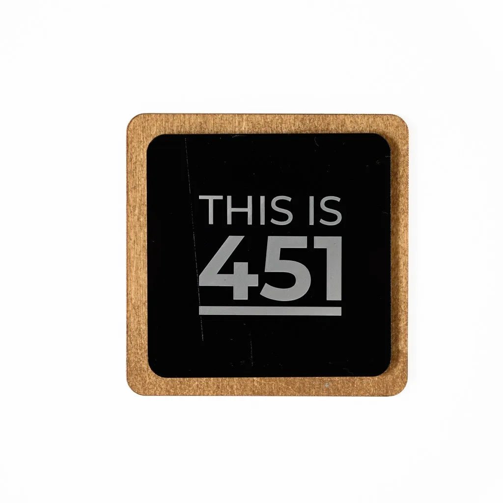 Acrylic Navigation Sign with Plywood base and UV-printing - inkohoreca - shop
