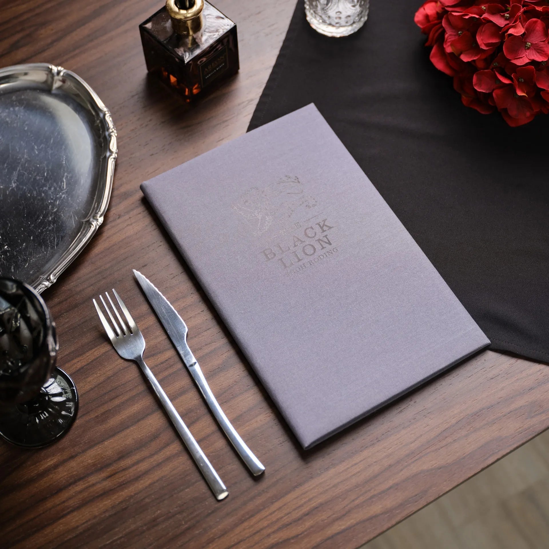 Fabric Restaurant Whiskey List Folder (TM02A7) - inkohoreca - shop