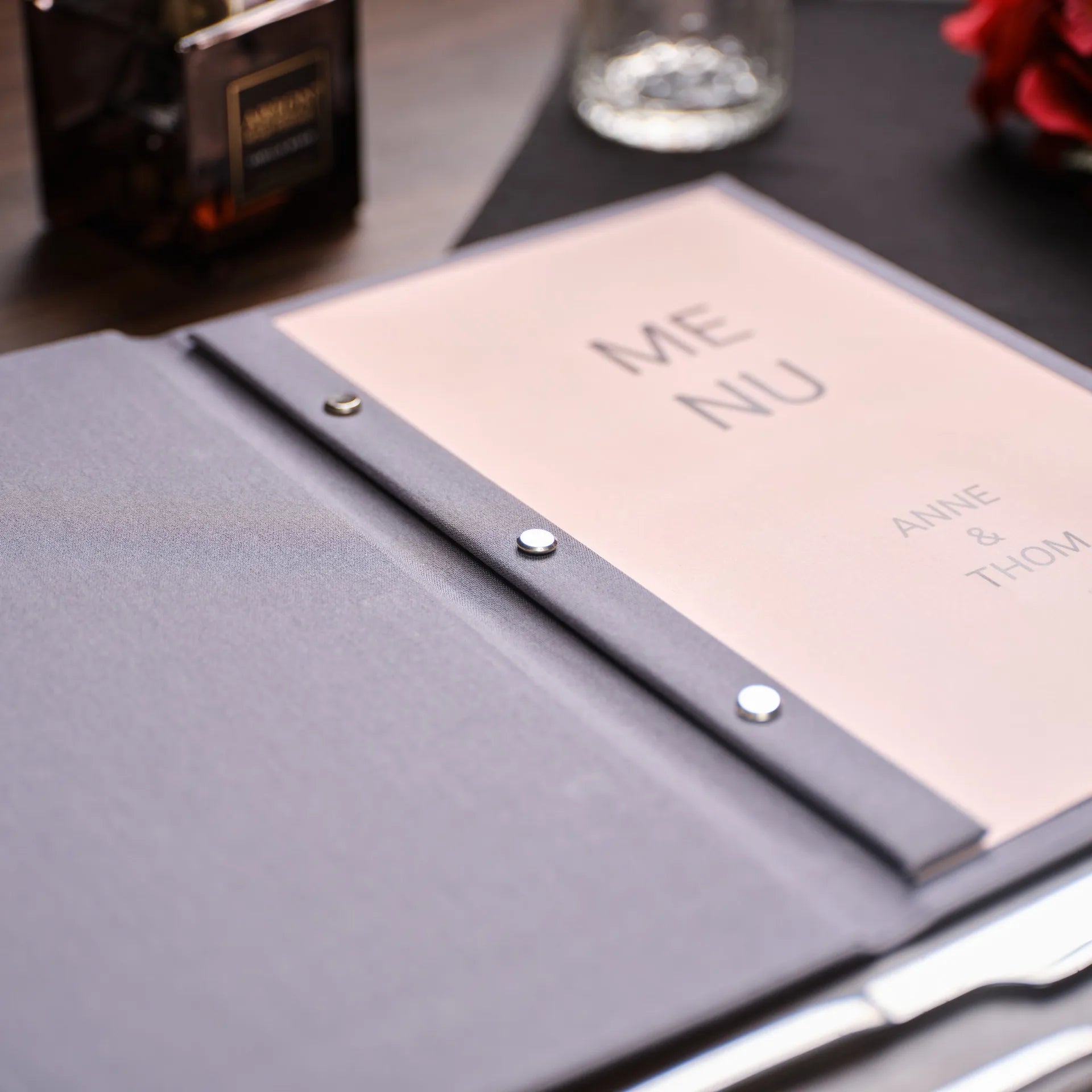 Fabric Restaurant Whiskey List Folder (TM02A7) - inkohoreca - shop