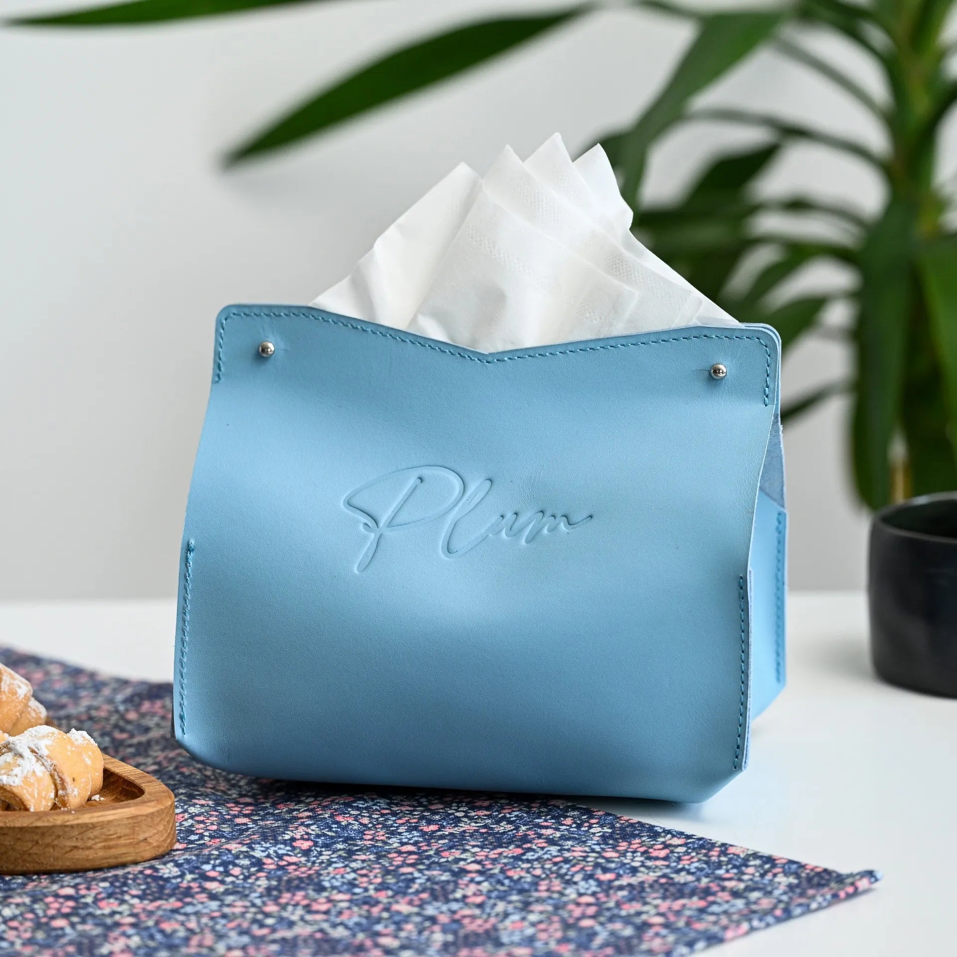 Leather Tissue Box (LNH03) - inkohoreca - shop