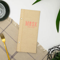Linen Imitation Wine List Menu Cover (TM01A6)