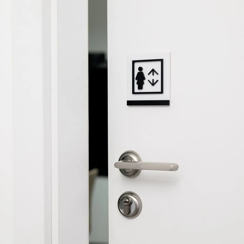 Modern Informational Door Plaque for Hotels - inkohoreca - shop