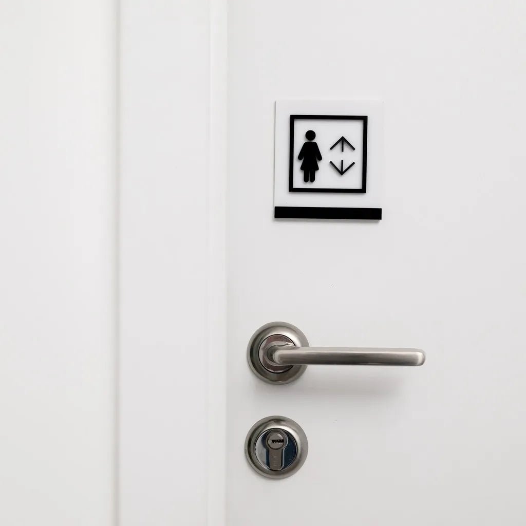 Modern Informational Door Plaque for Hotels - inkohoreca - shop