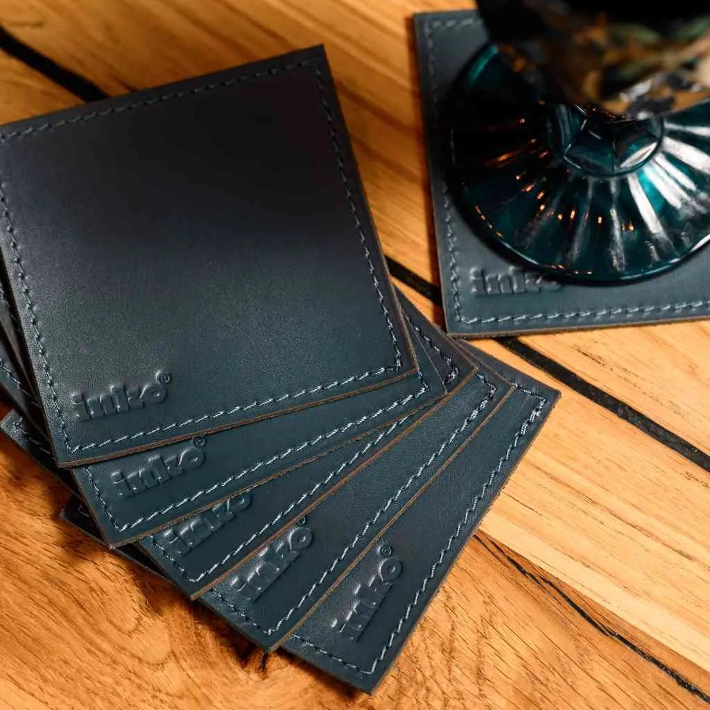 Square - shaped coasters from Capri Leather - inkohoreca - shop