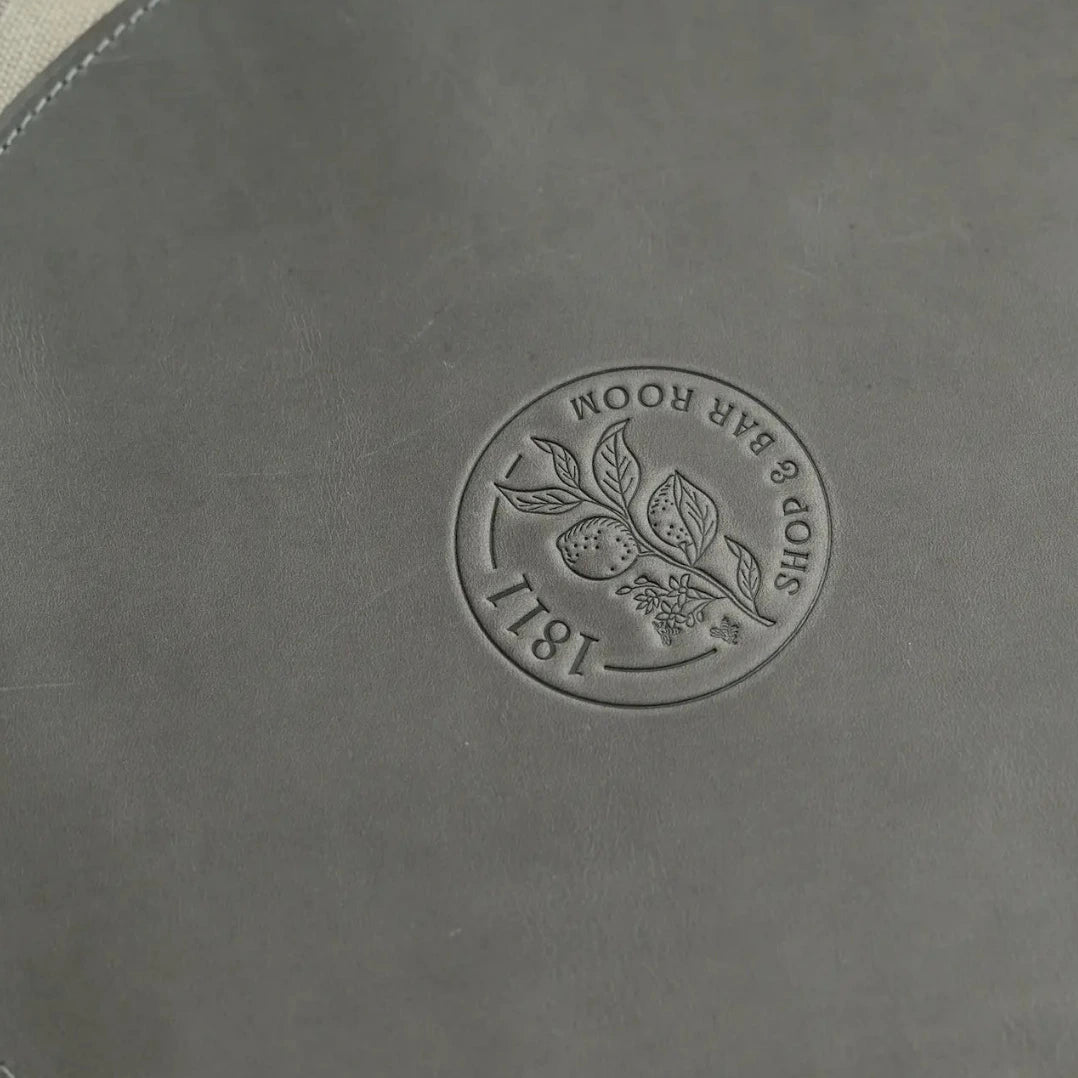 Unique grey leather placemats - Inko Horeca Accessories