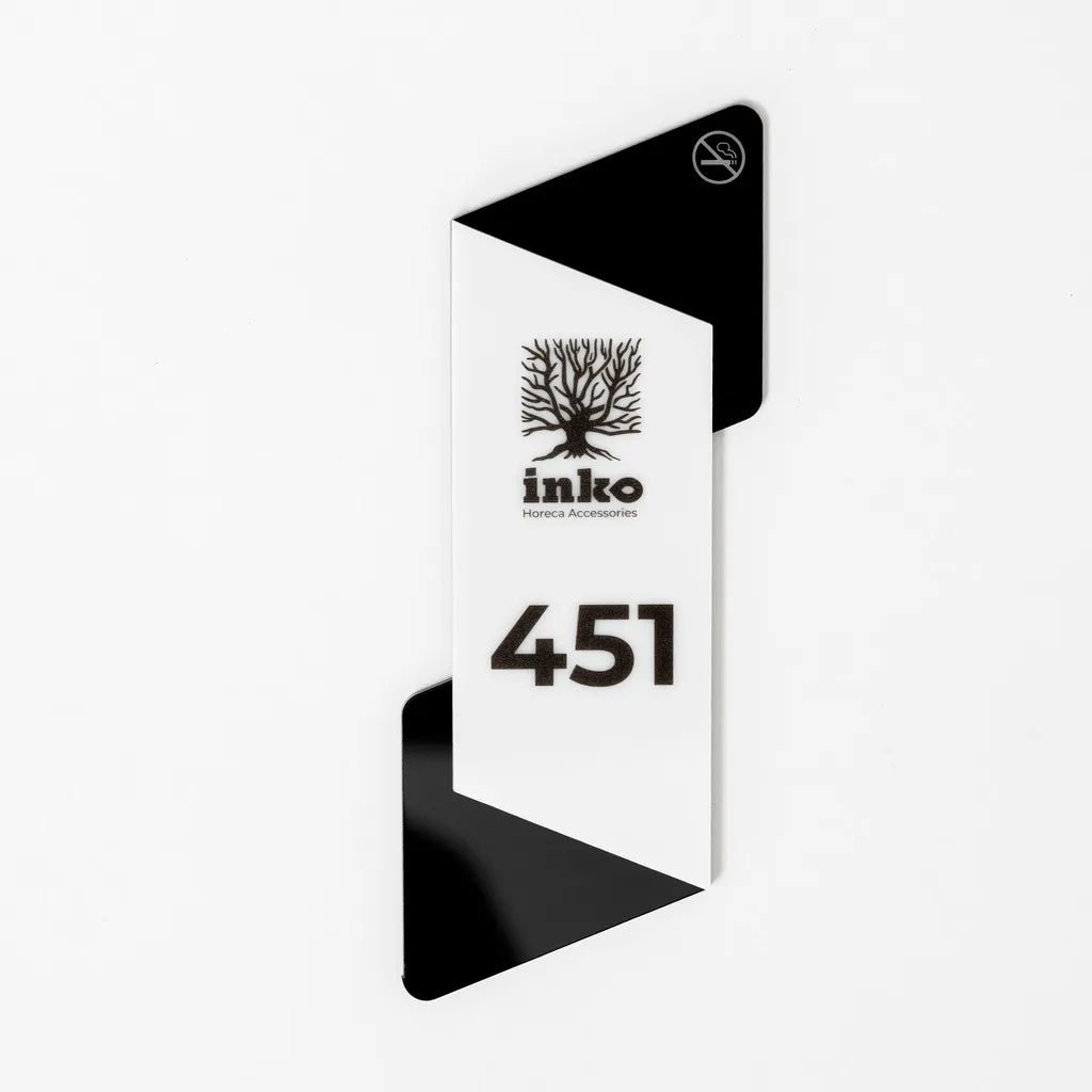 Vertical Acrylic Room Sign Apartments - inkohoreca - shop