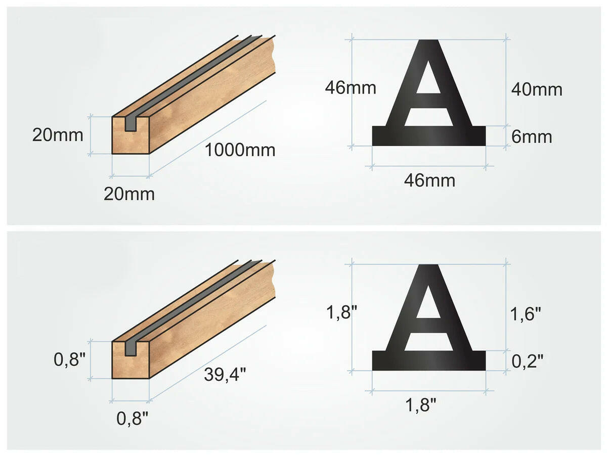 Wall Hanging Menu Board with Black Oak Rails - inkohoreca - shop