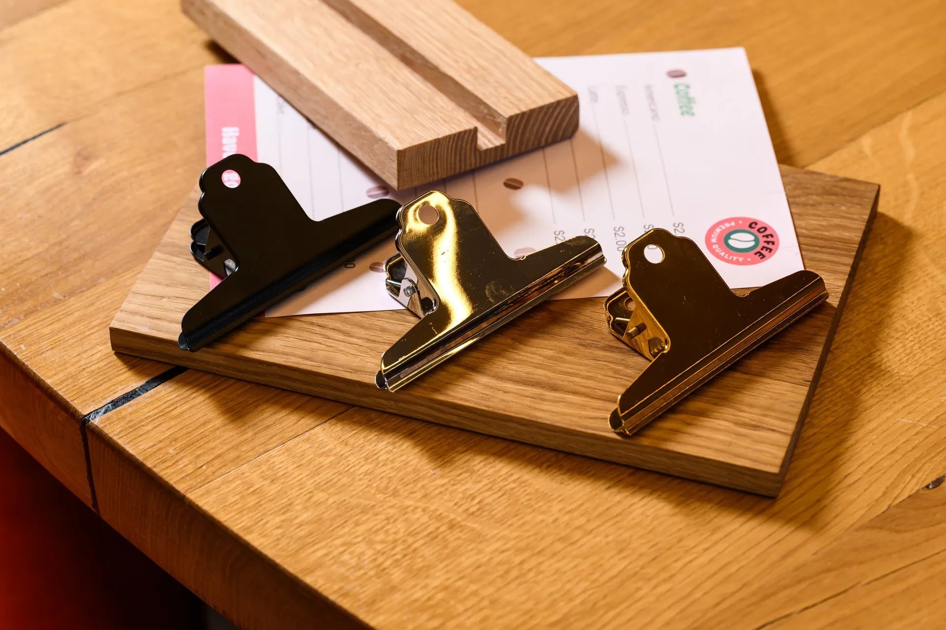 Menu Folder Stand Wooden Menu Holders for Restaurants in USA by Inko Horeca