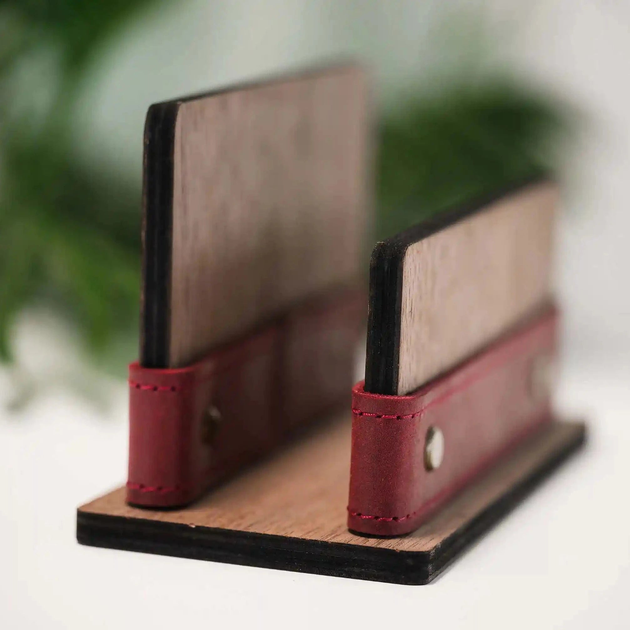 Cocktal Napkin Holder from Plywood Veenered American Walnut - inkohoreca - shop