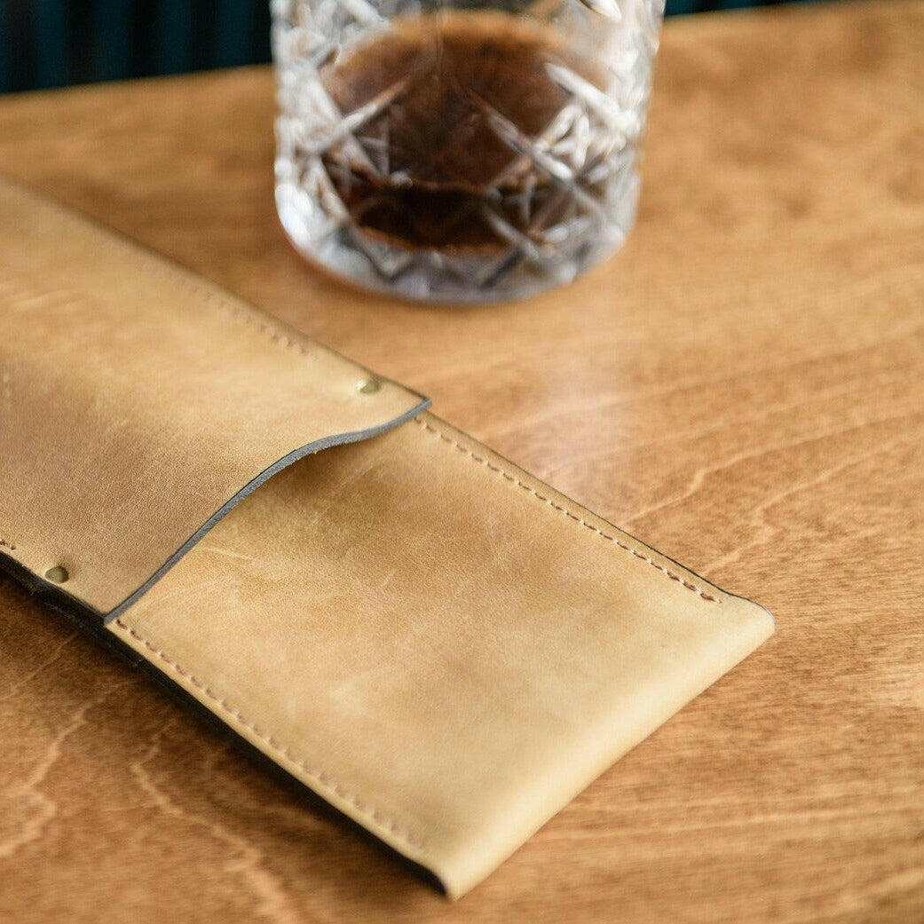 Crazy Horse Leather Cutlery Holder